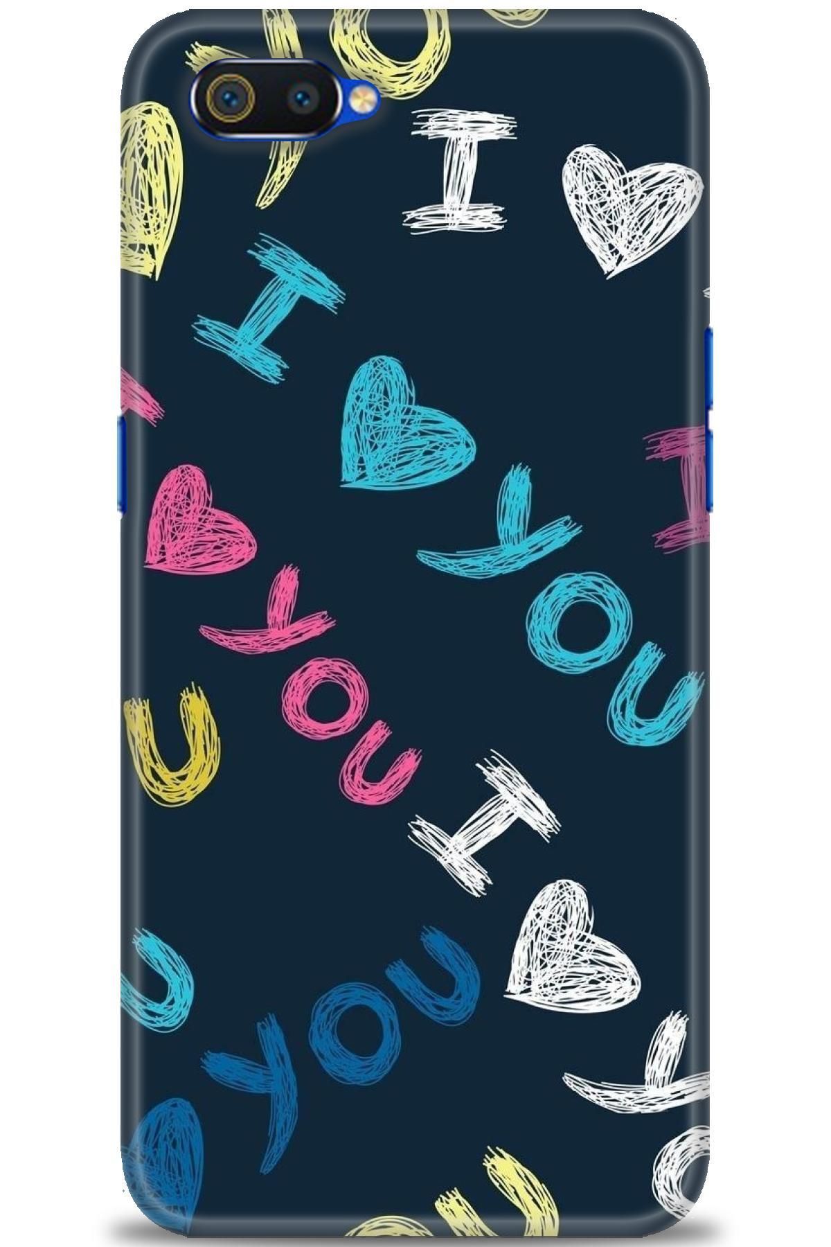 realme C2 İle Uyumlu HD Baskılı Desenli Silikon Kılıf - 905