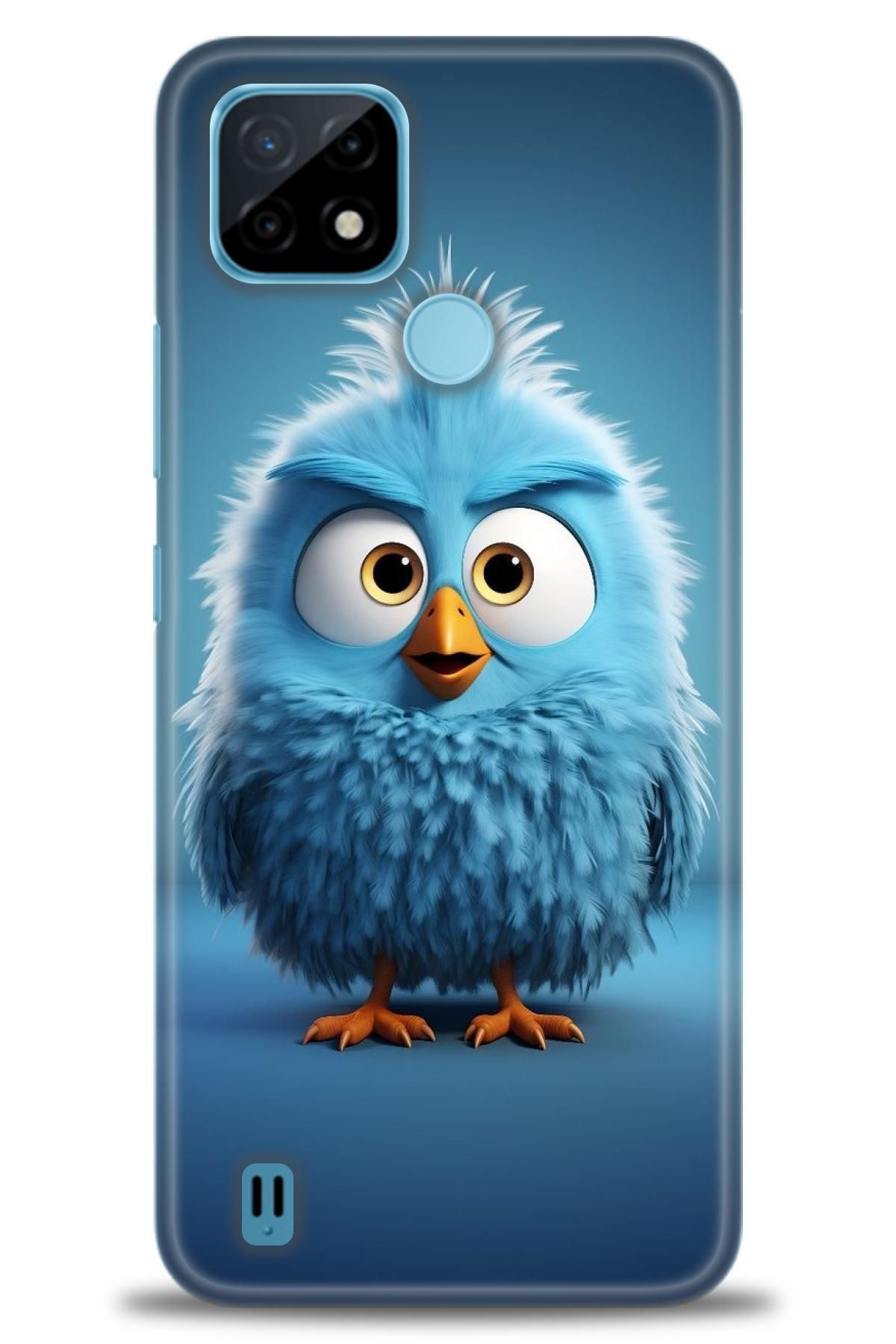 realme C21 İle Uyumlu HD Baskılı Desenli Silikon Kılıf - 891