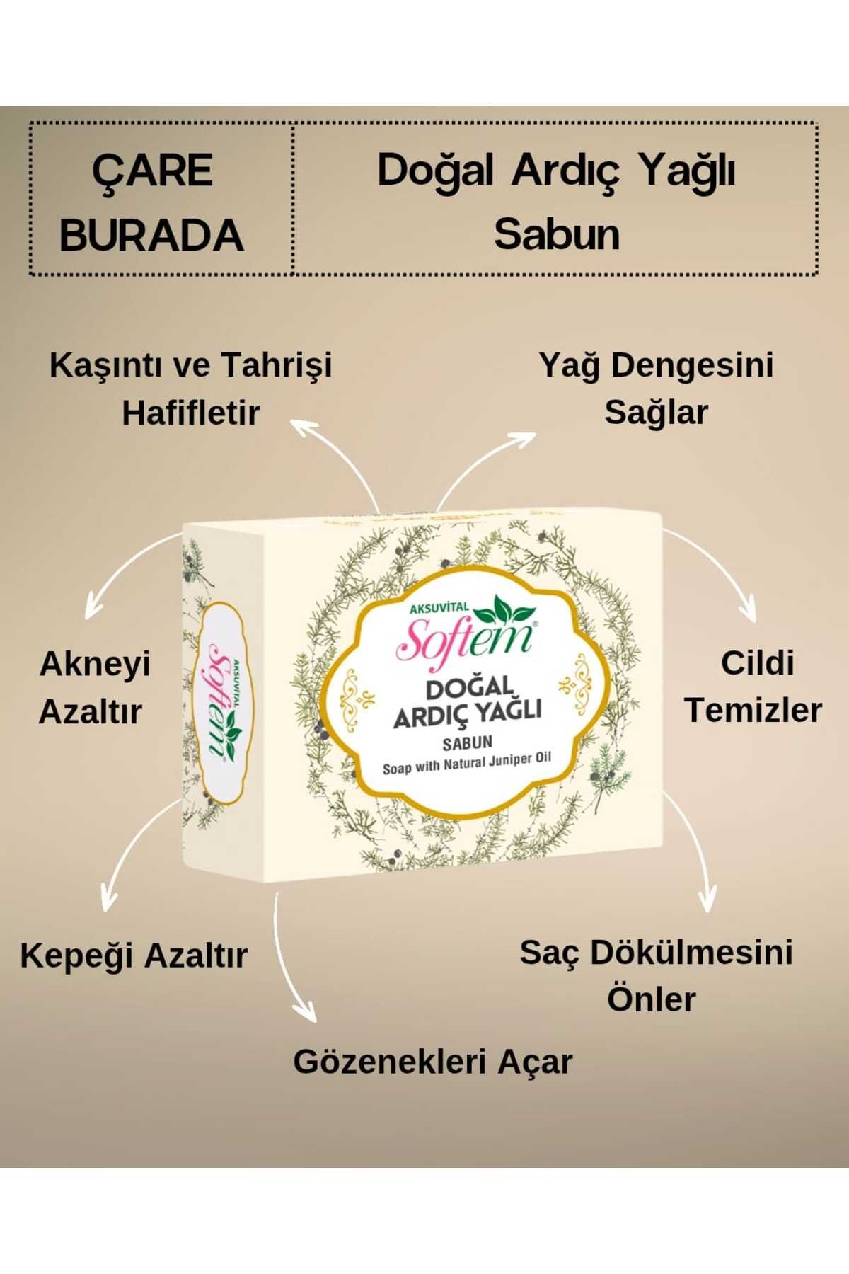 Softem Doğal Ardıç Yağlı Sabun