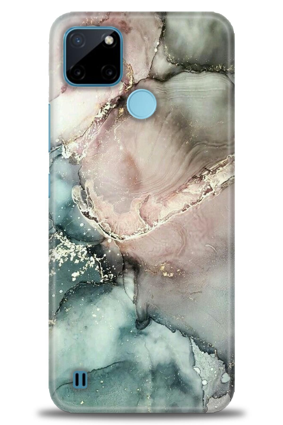 realme C21Y / C25Y İle Uyumlu HD Baskılı Desenli Silikon Kılıf - 229