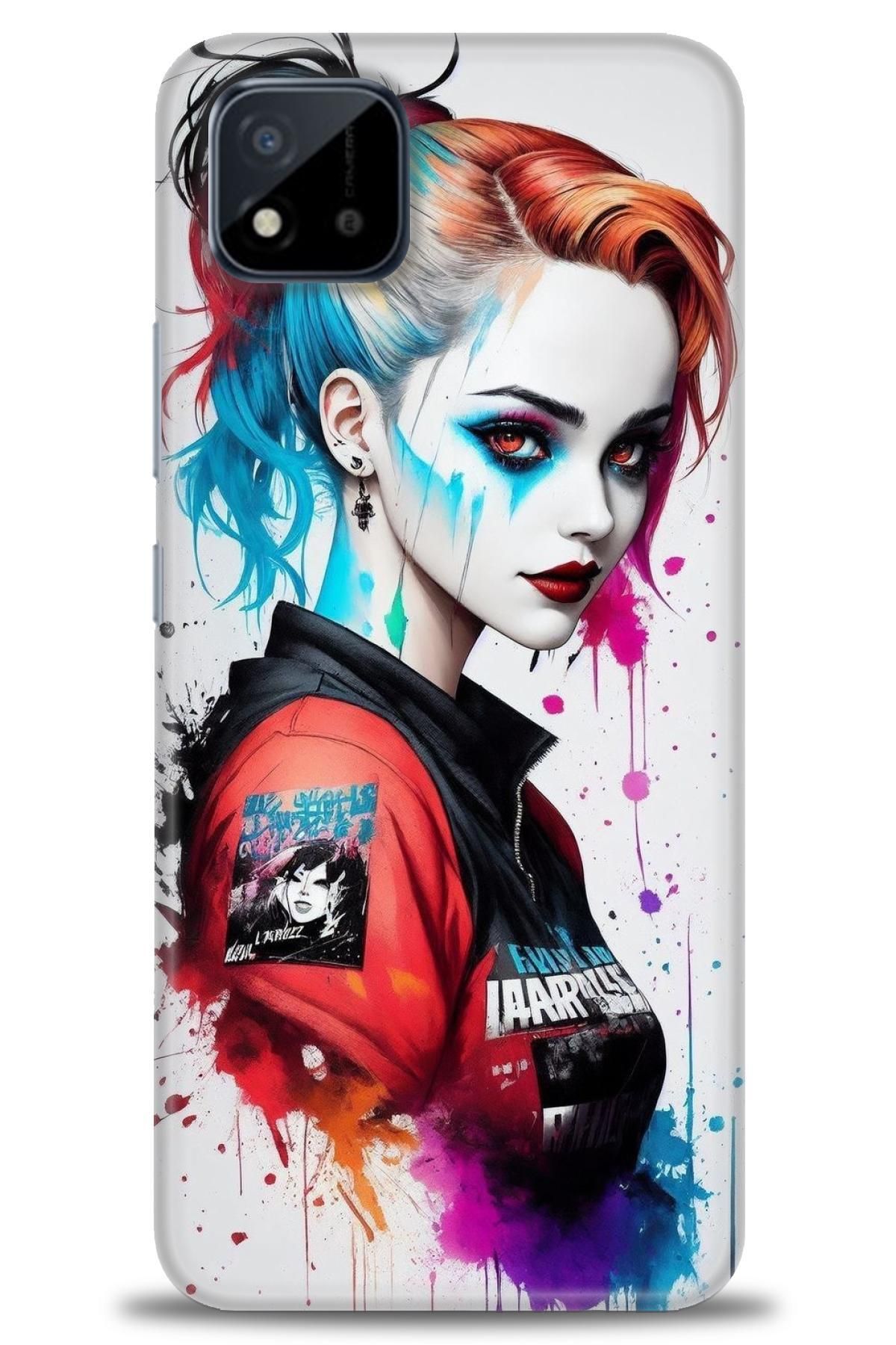 realme C11 2021 İle Uyumlu HD Baskılı Desenli Silikon Kılıf - 437