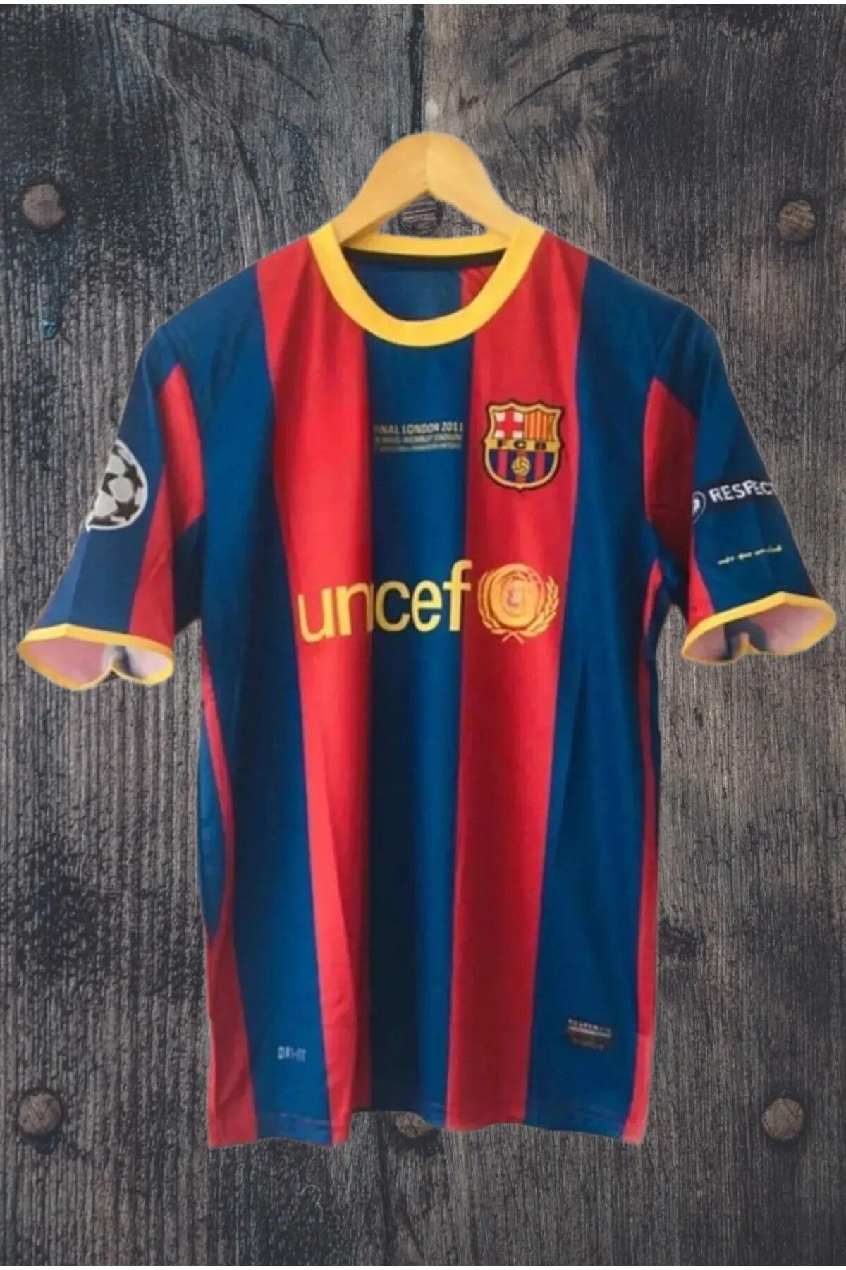 Ronson B.a.r.c.e.l.o.n.a 2011 Şampiyonlar Ligi Finali Xavi Hernandez Nostalji Forması