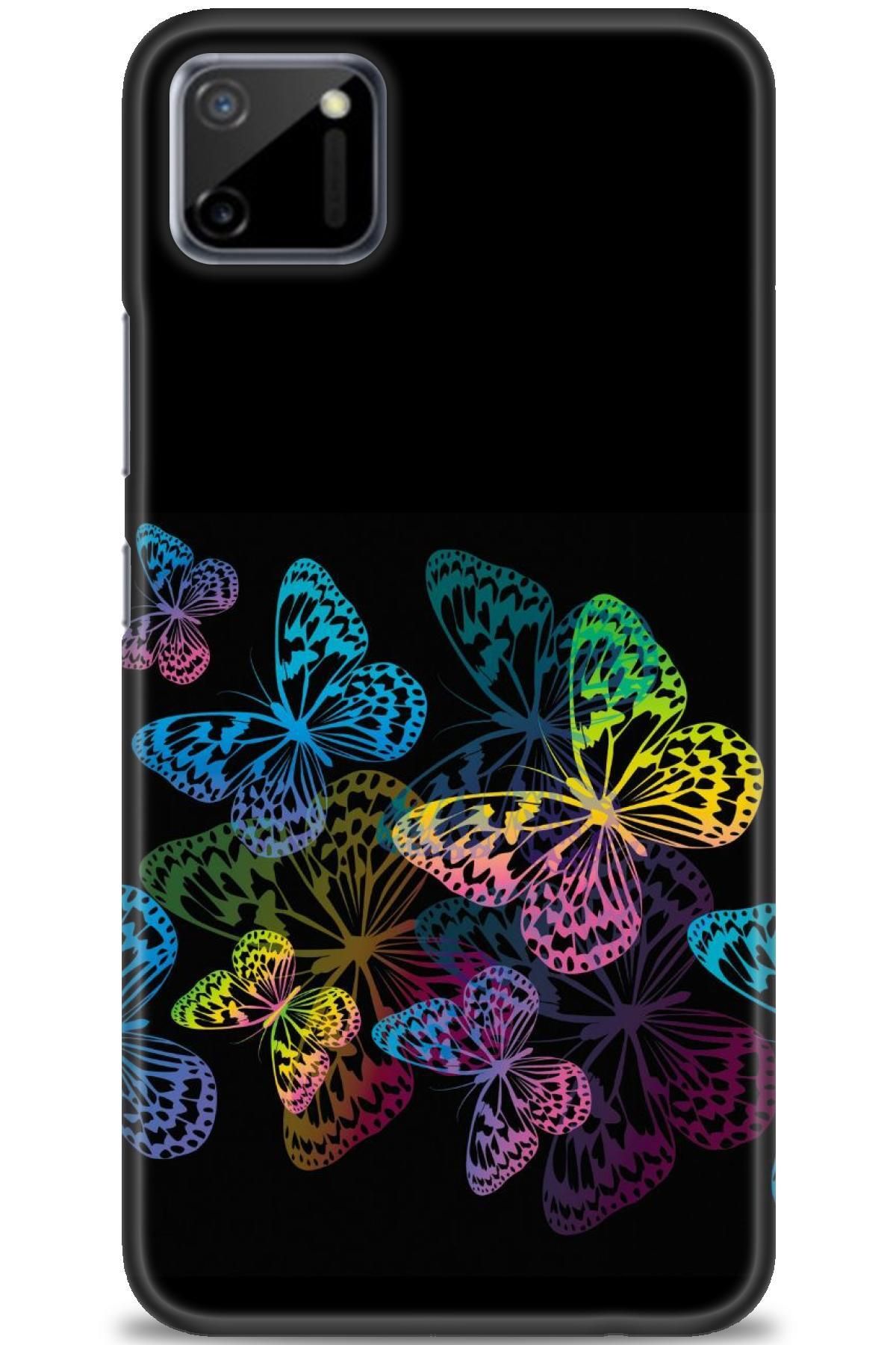 realme C11 İle Uyumlu HD Baskılı Desenli Silikon Kılıf - 1030