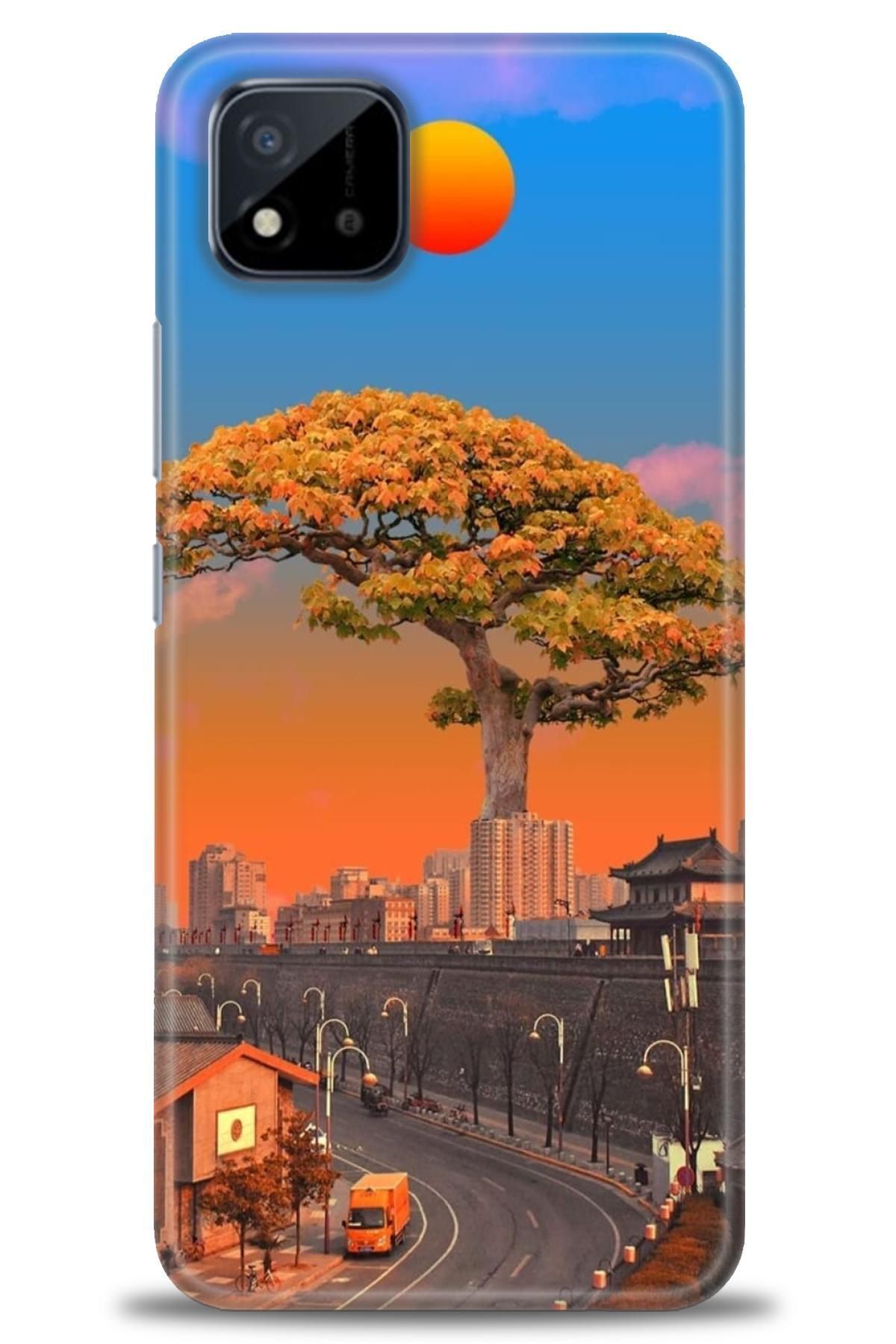 realme C11 2021 İle Uyumlu HD Baskılı Desenli Silikon Kılıf - 884