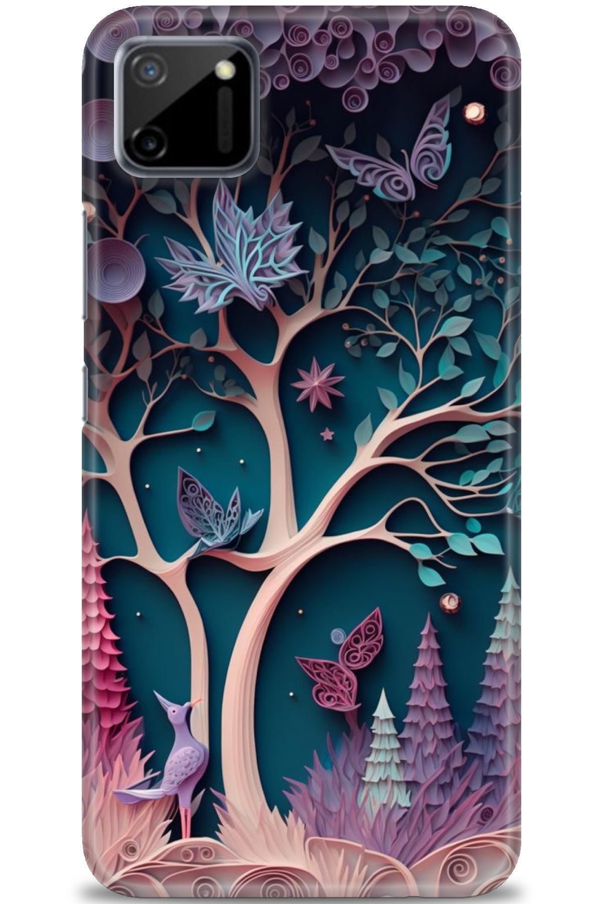 realme C11 İle Uyumlu HD Baskılı Desenli Silikon Kılıf - 844