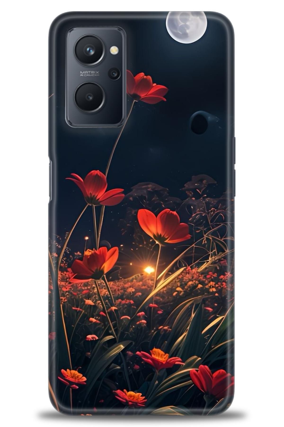 realme 9i İle Uyumlu HD Baskılı Desenli Silikon Kılıf - 179
