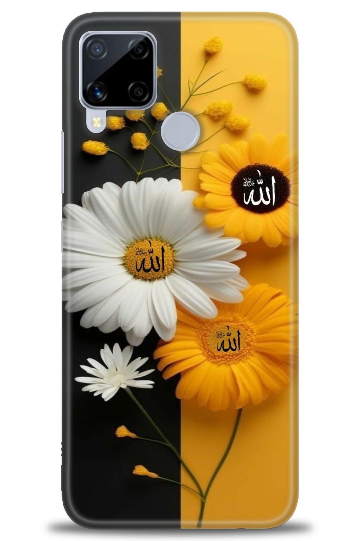 realme C15 İle Uyumlu HD Baskılı Desenli Silikon Kılıf - 529