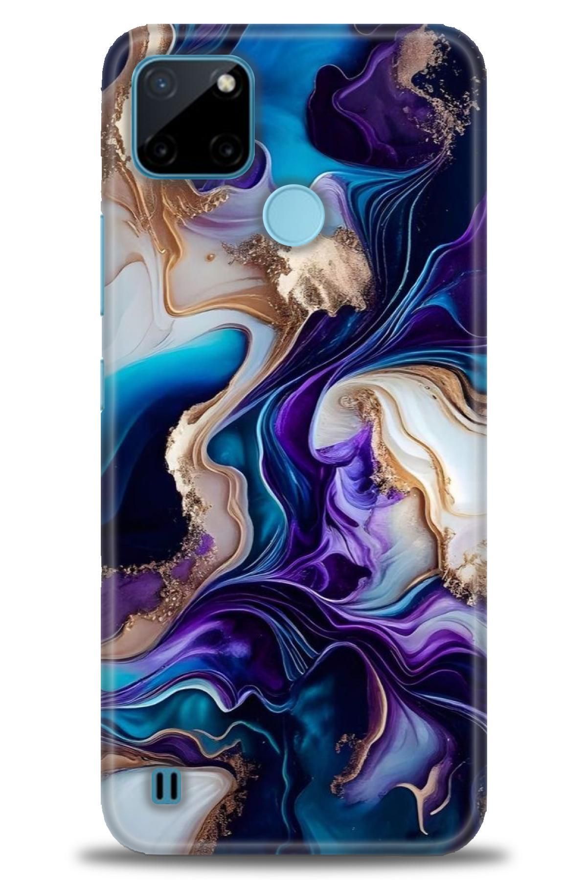 realme C21Y / C25Y İle Uyumlu HD Baskılı Kılıf - Karışık Seri - 401