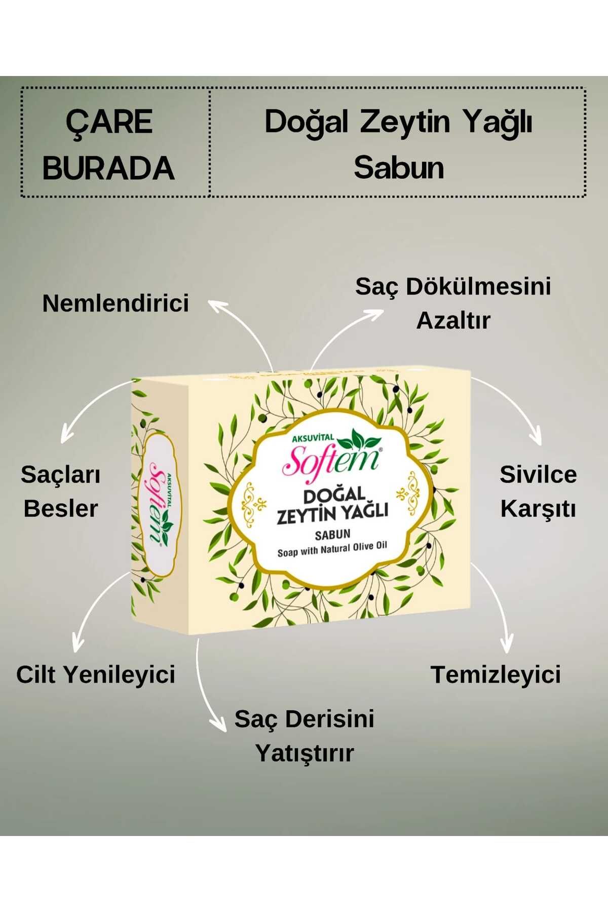 Softem Doğal Zeytinyağlı Sabun