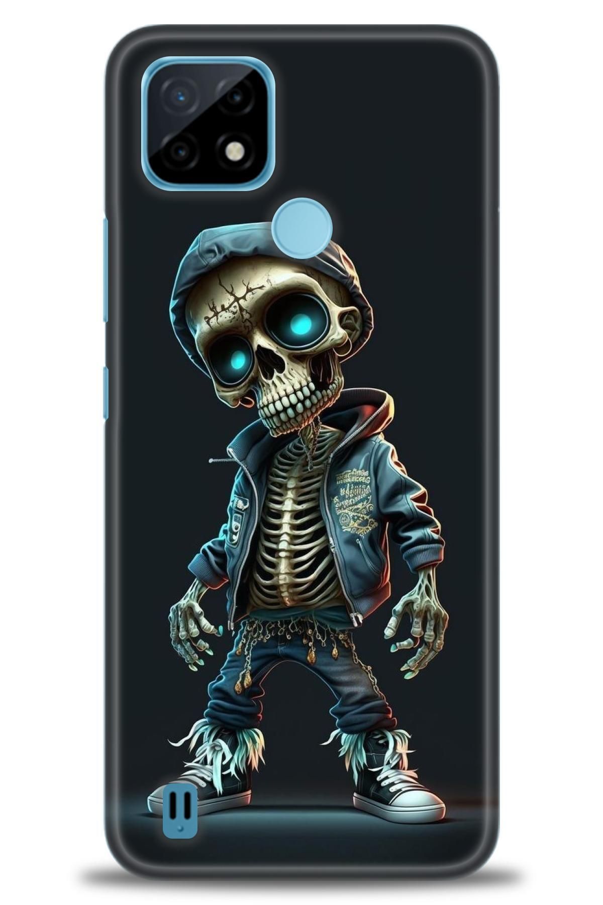 realme C21 İle Uyumlu HD Baskılı Kılıf - Karışık Seri - 433