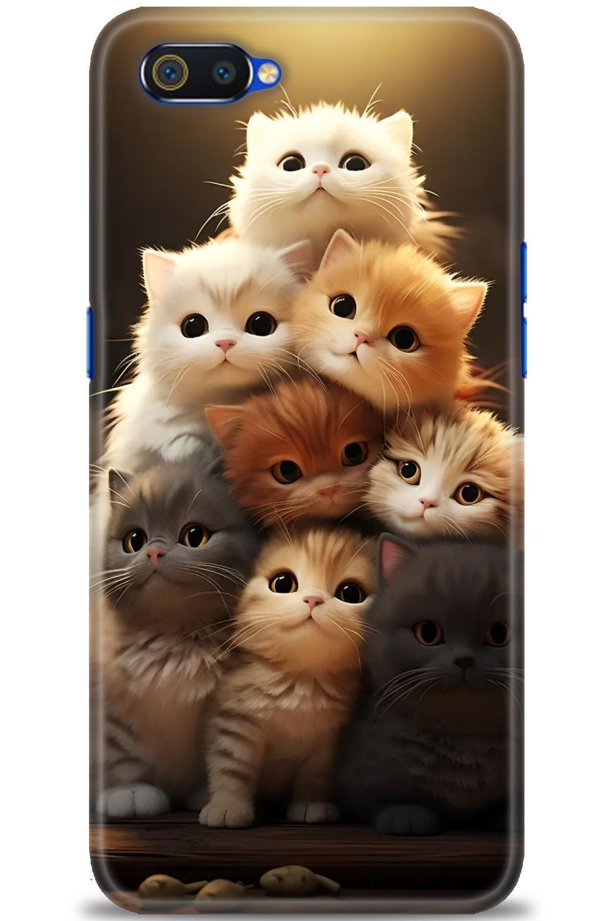 realme C2 İle Uyumlu HD Baskılı Desenli Silikon Kılıf - 165