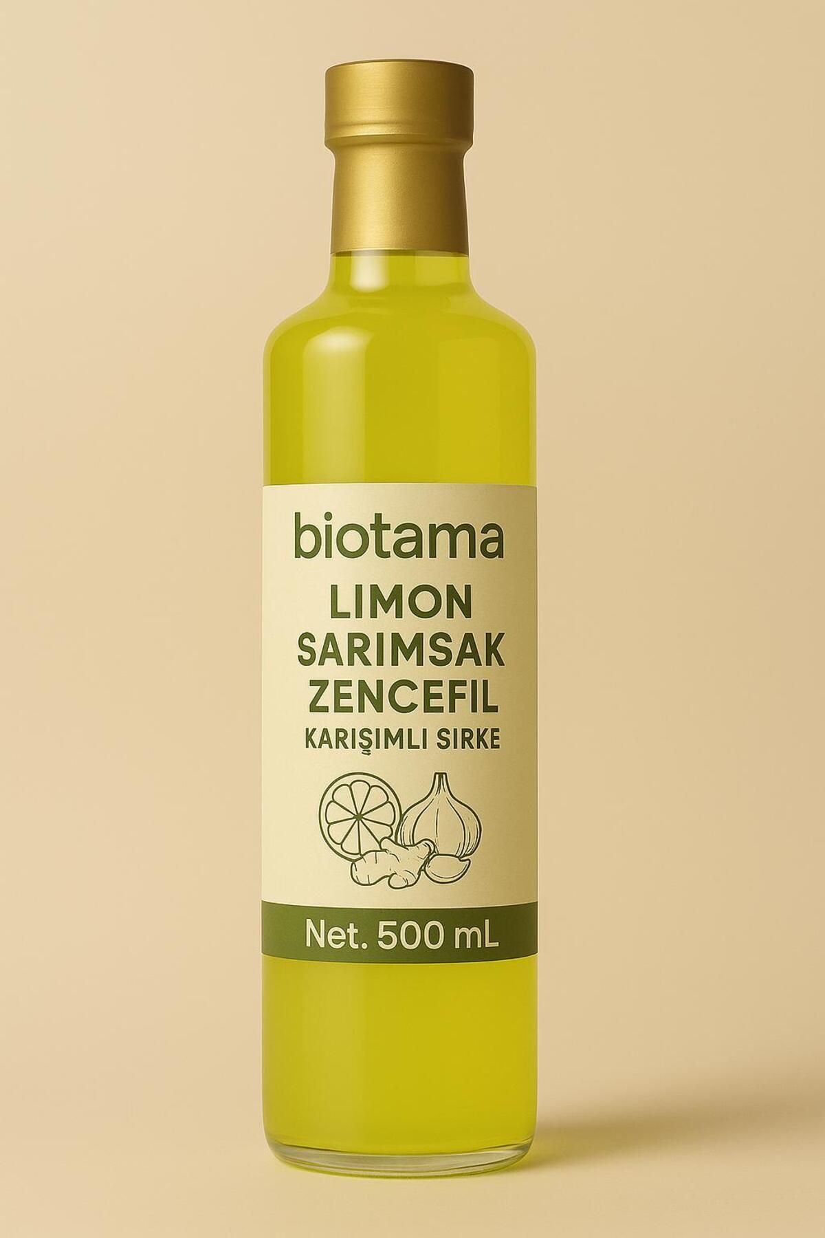 botama BİOTAMA LİMON SARIMSAK ZENCEFİL KARIŞIMI SİRKE