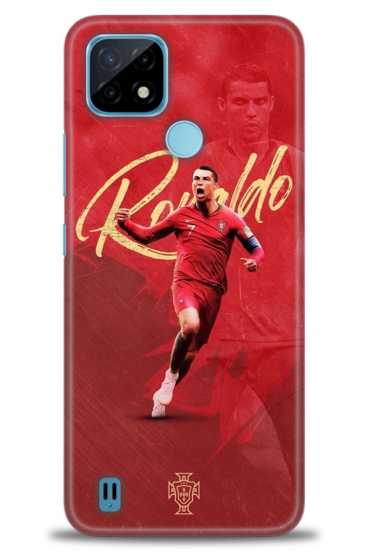 realme C21 İle Uyumlu HD Baskılı Desenli Silikon Kılıf - 1084