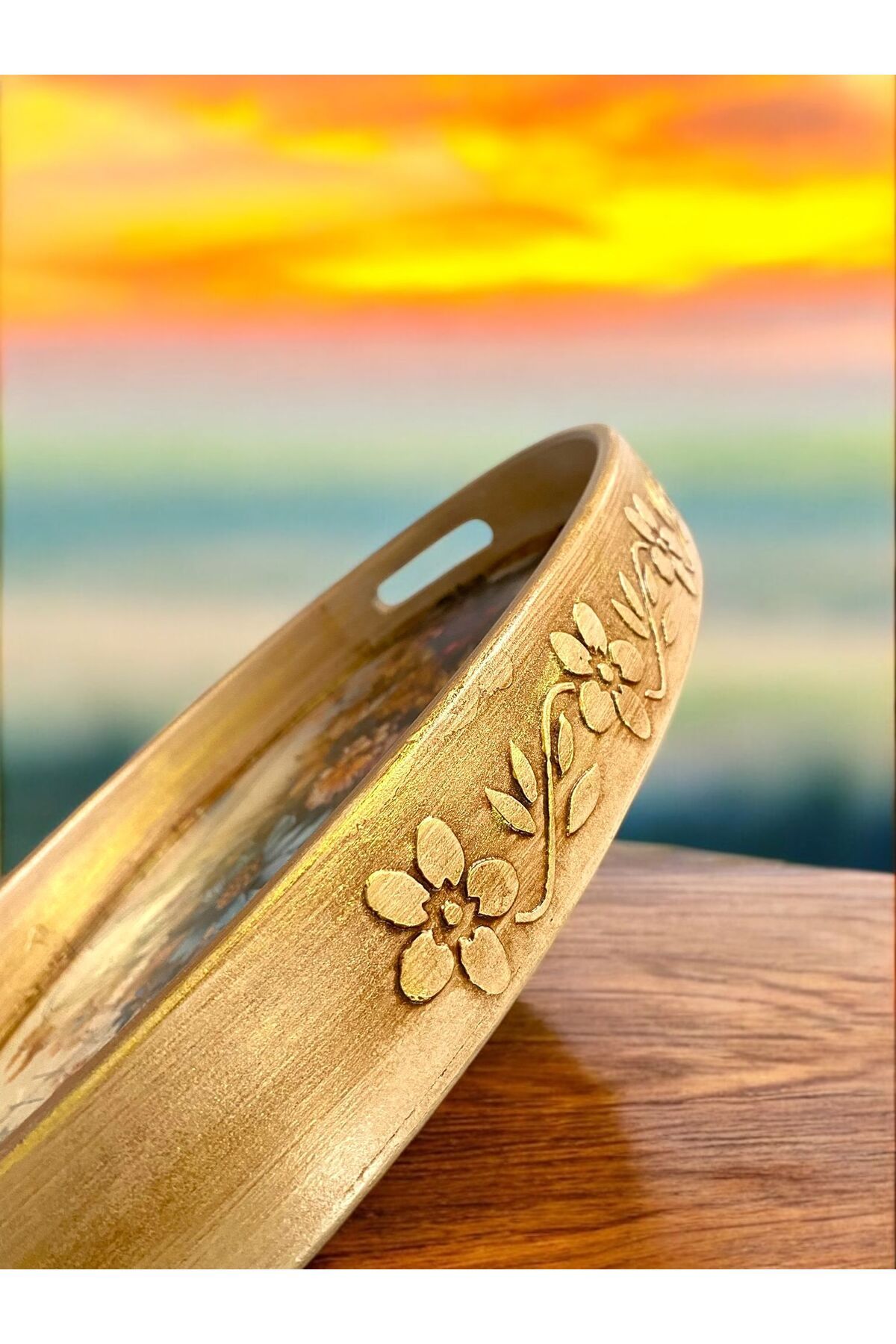 MİALAND TASARIM OVAL TEPSİ