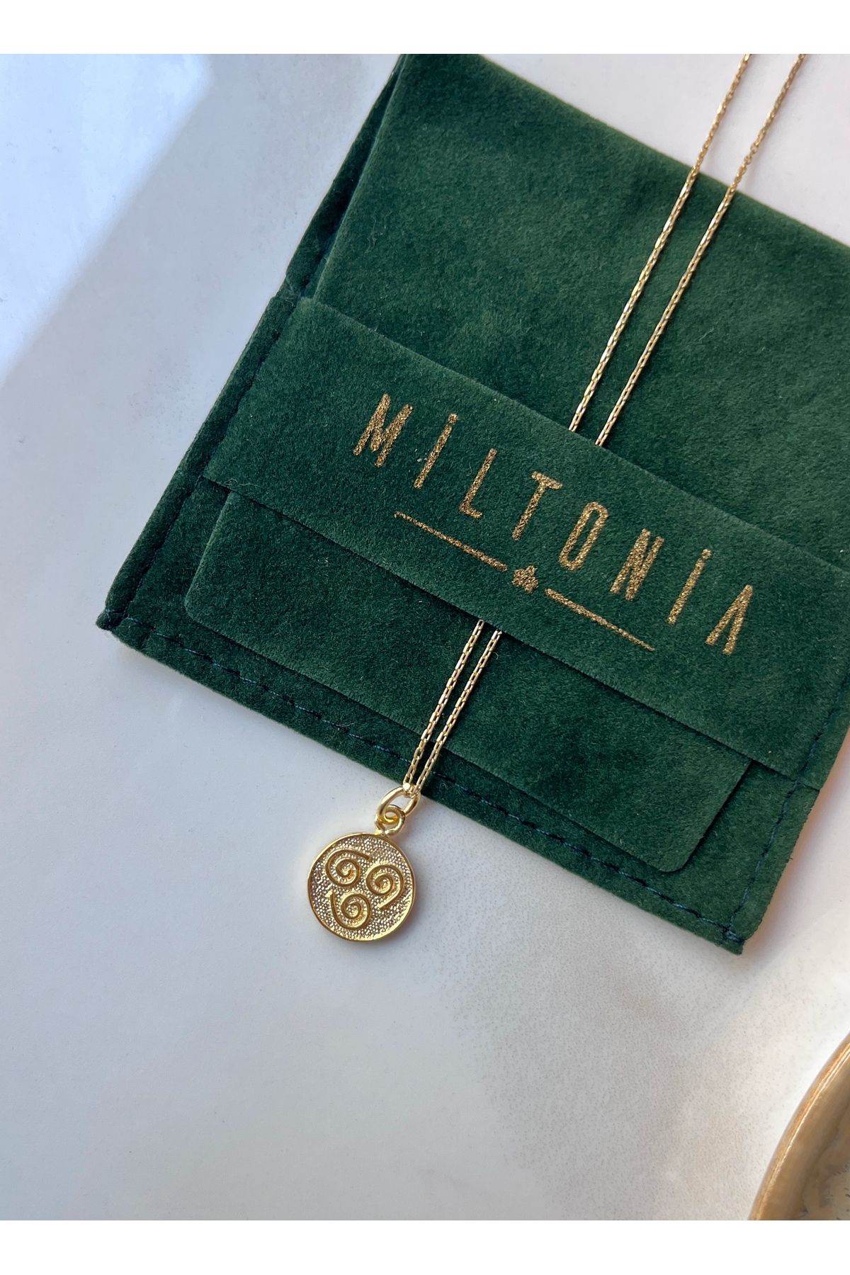Miltonia 925s Gümüş Hava Elementi Kolye