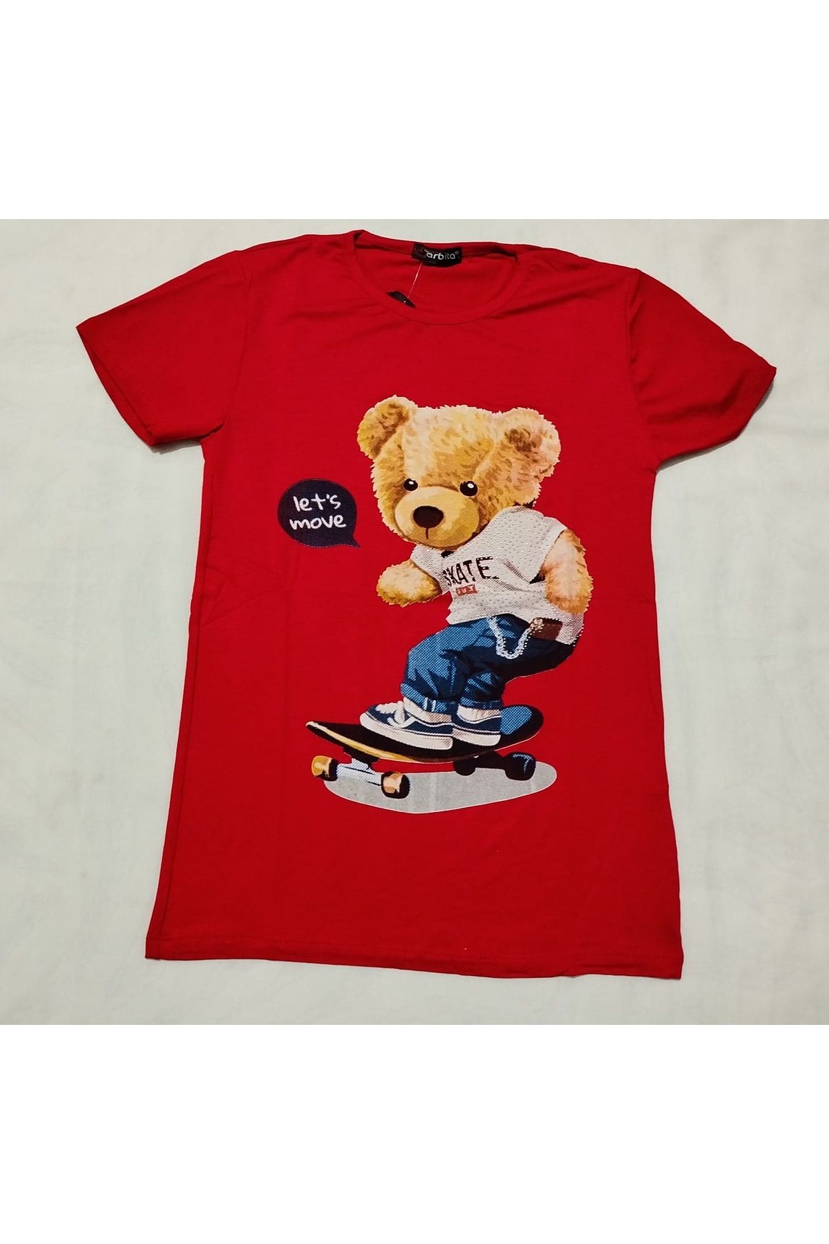 e-Btk Giyim Teddy Baskılı T-Shirt