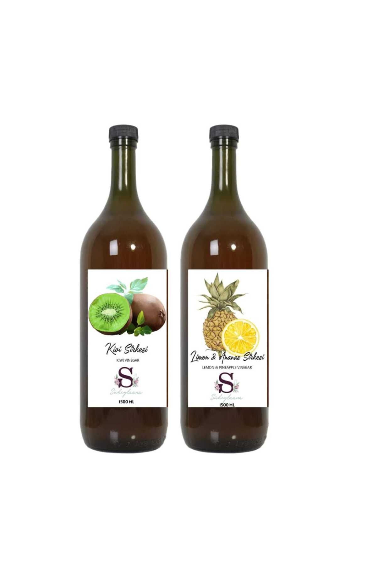 Süheylaana Doğal Kivi Sirkesi 1500 Ml - Doğal Limon & Ananas .Sirkesi 1500 Ml