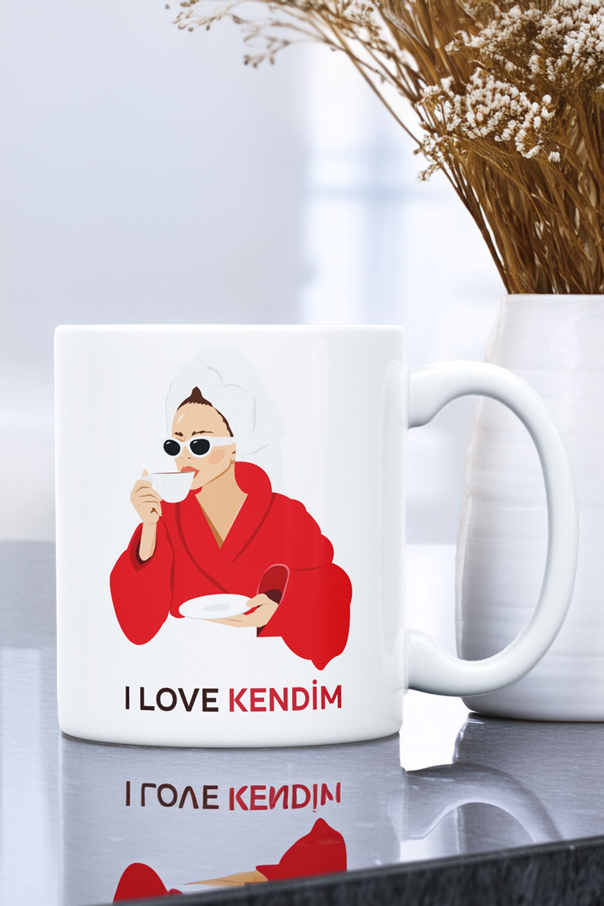 Second Life I Love Kendim Kahve Keyif Terapi Kupası Americano Hediye