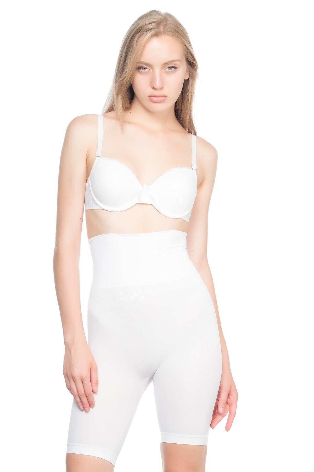 Albayrak BEYAZ MI Emay 3200 Pantolon Altı Soft Double Boxer Korse