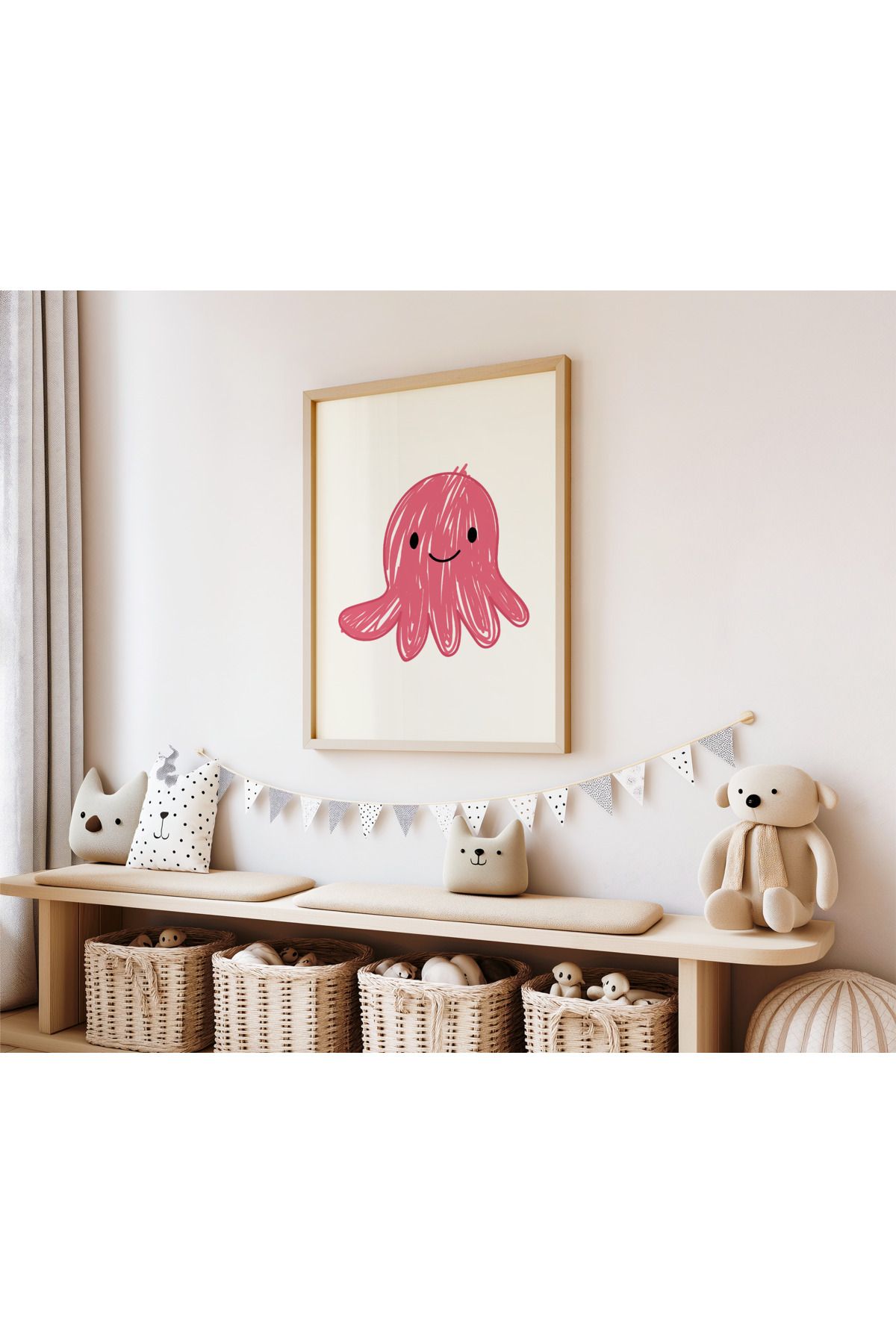 DES VU PRINT Çocuk Odası Posteri, Hayvan Temalı Çocuk Odası Çerçevesiz Poster, Çocuk Odası Dekor