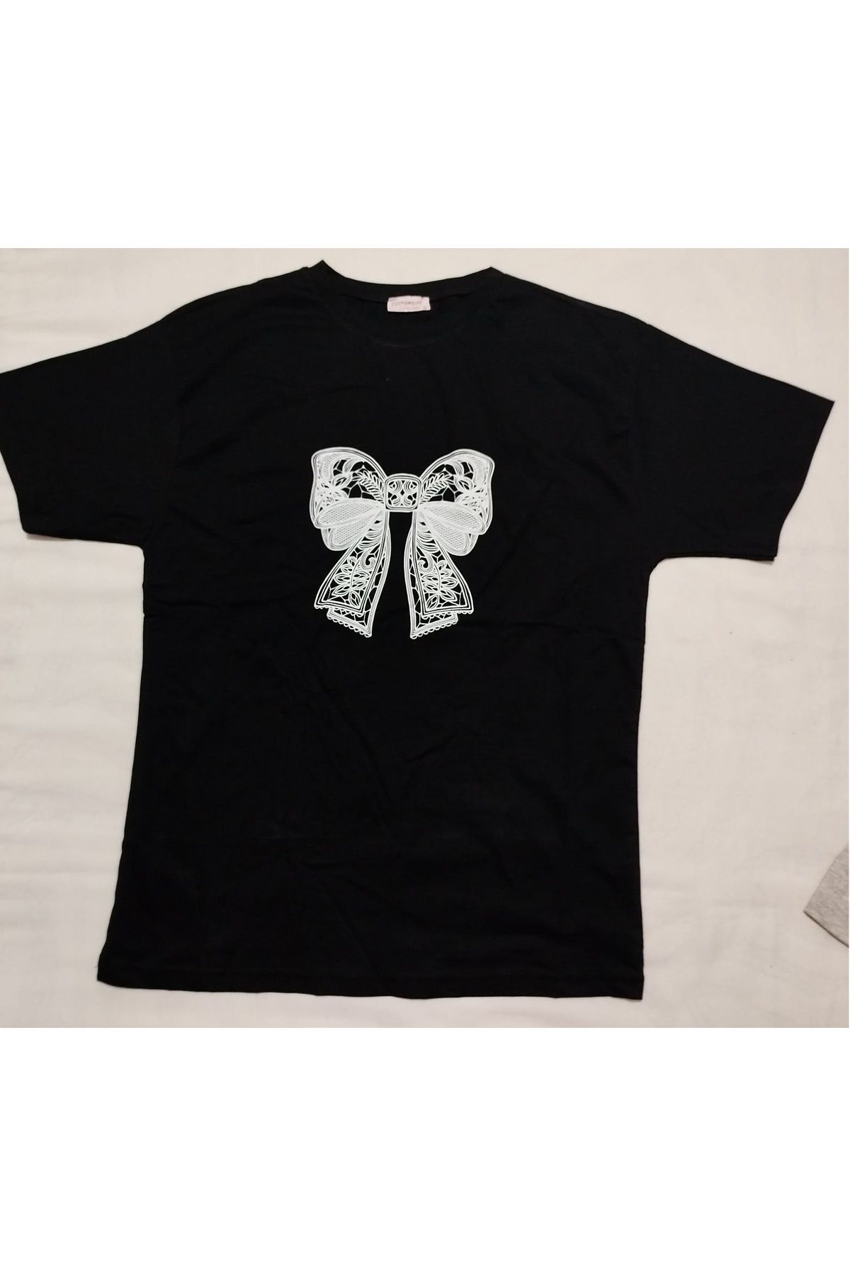 e-Btk Giyim Yuvarlak Yaka Oversize T-Shirt
