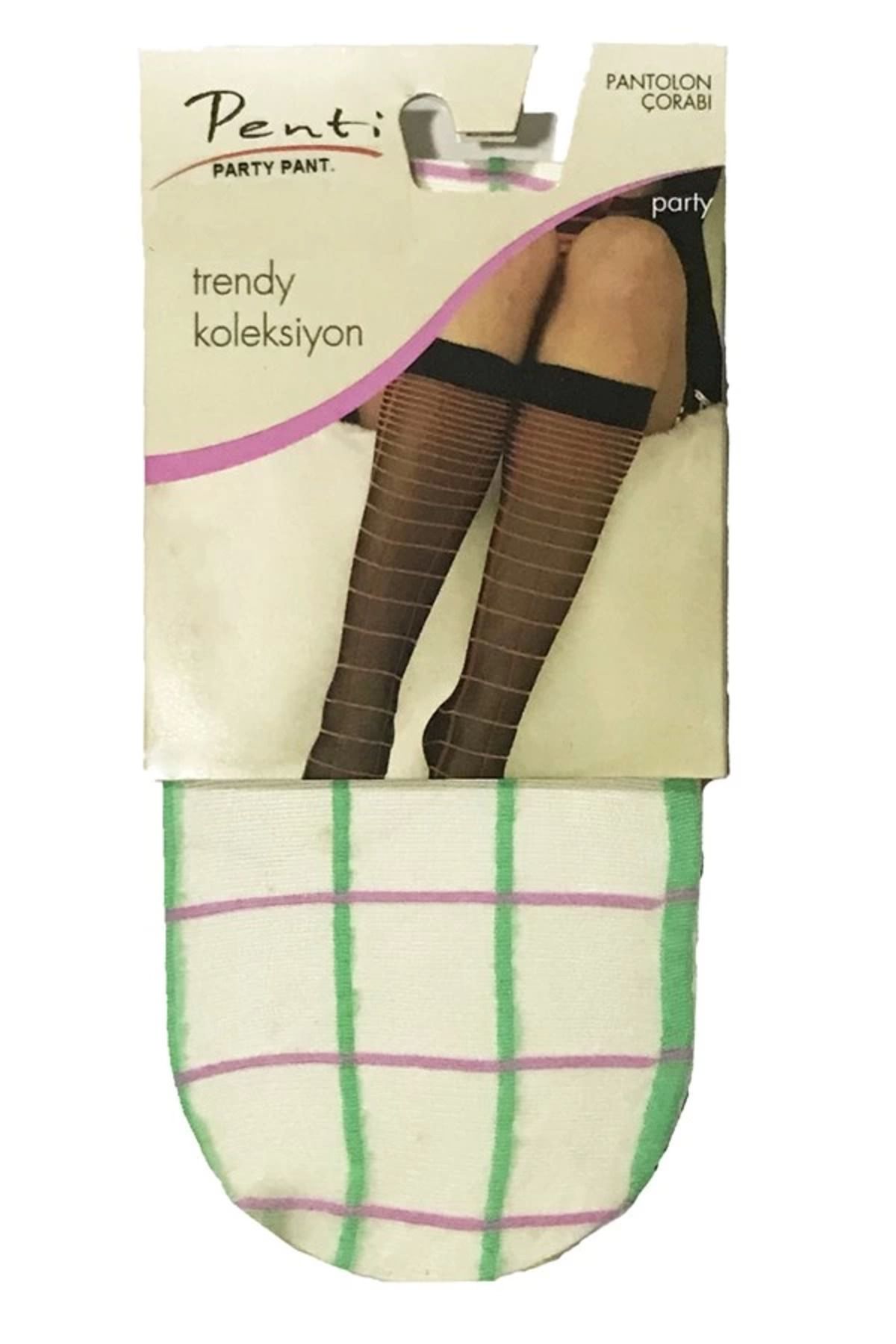 ASFSTORE Kadın Party Pantolon Çorabı