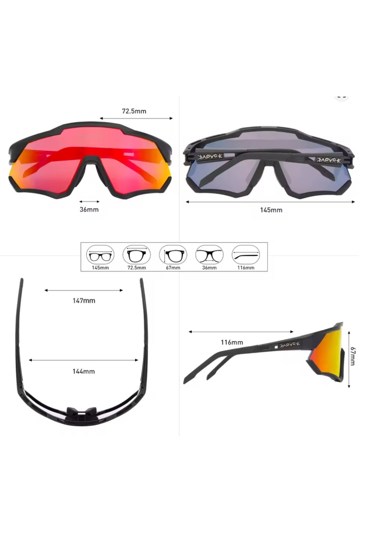 Koşu & Bisiklet Performans Gözlüğü