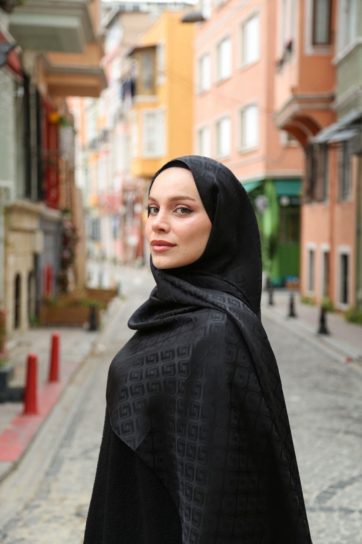 Hint İpek Harmony Desen İpeksi Janjan Jakar Şal
