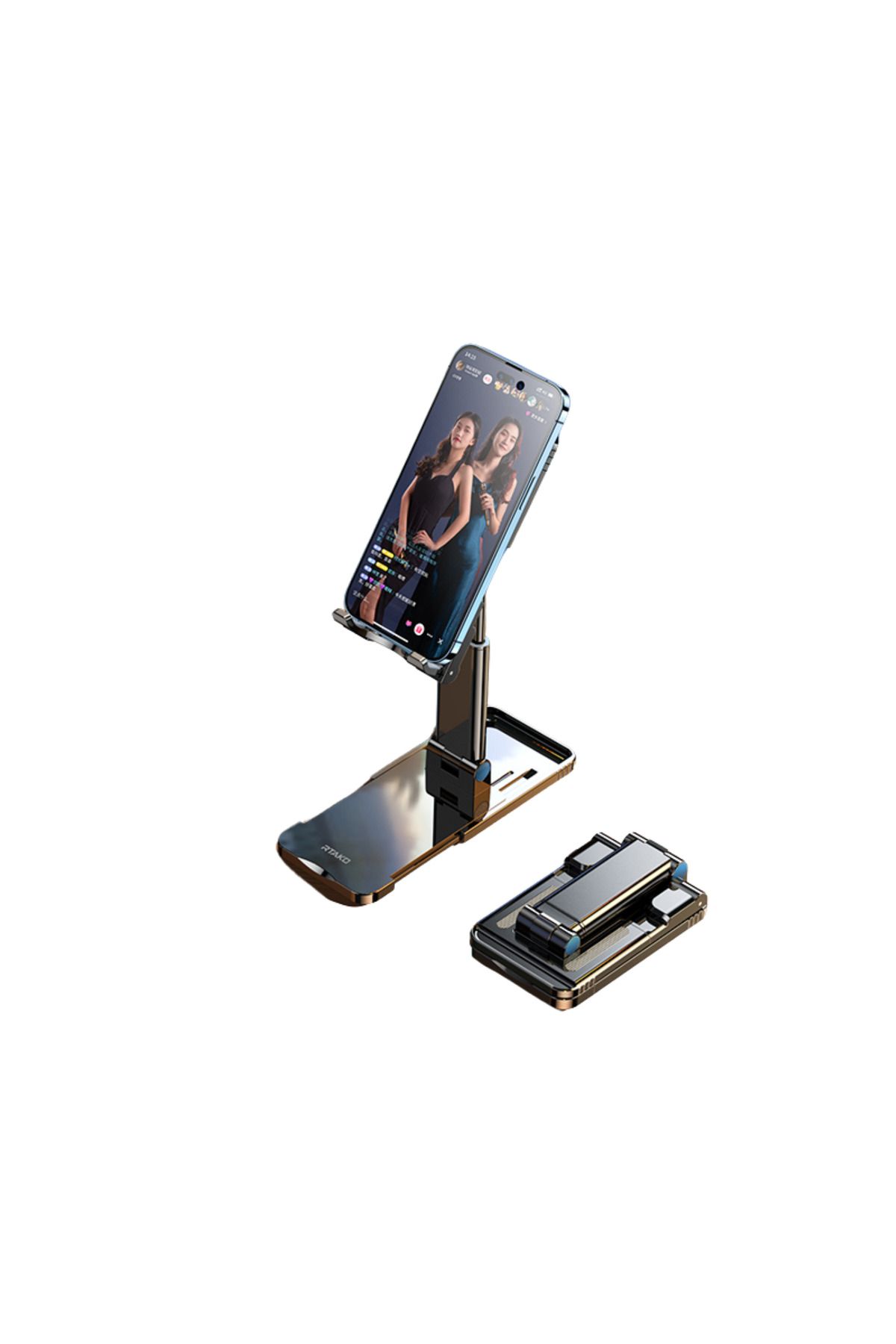 bestdijital Rtako TC01A Katlanabilir Çift Ayarlı Masaüstü Standı