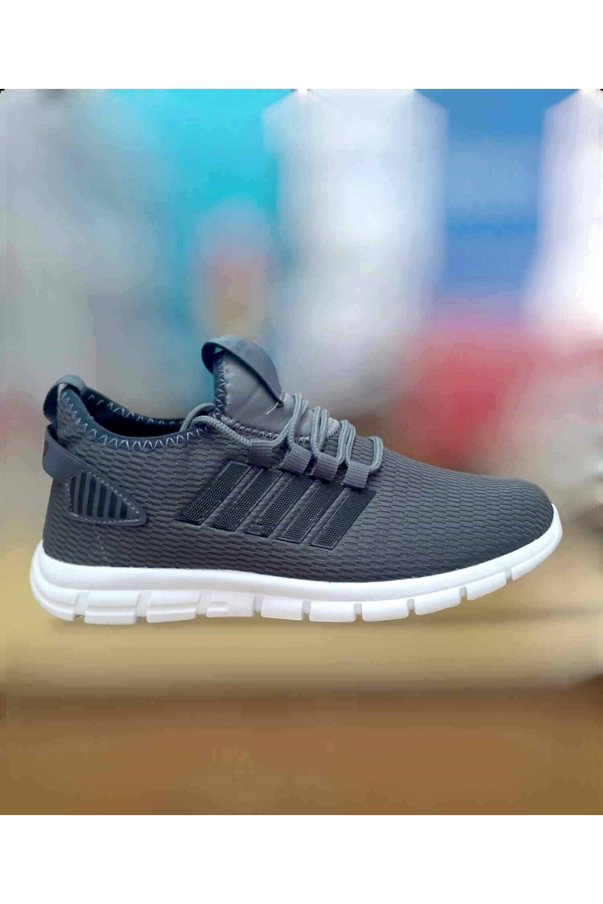 Calsido Erkek Siyah Triko Slip-on Spor Ayakkabı