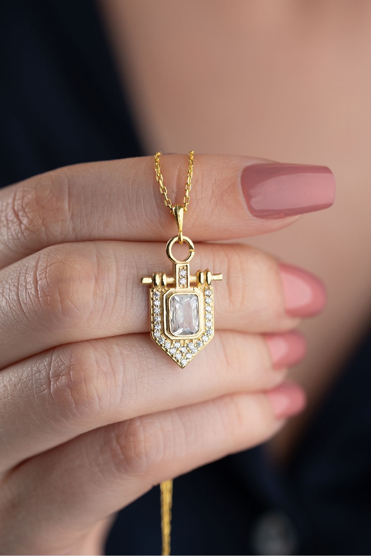 Silvano Jewelry 925 Ayar Gümüş Trend Kolye
