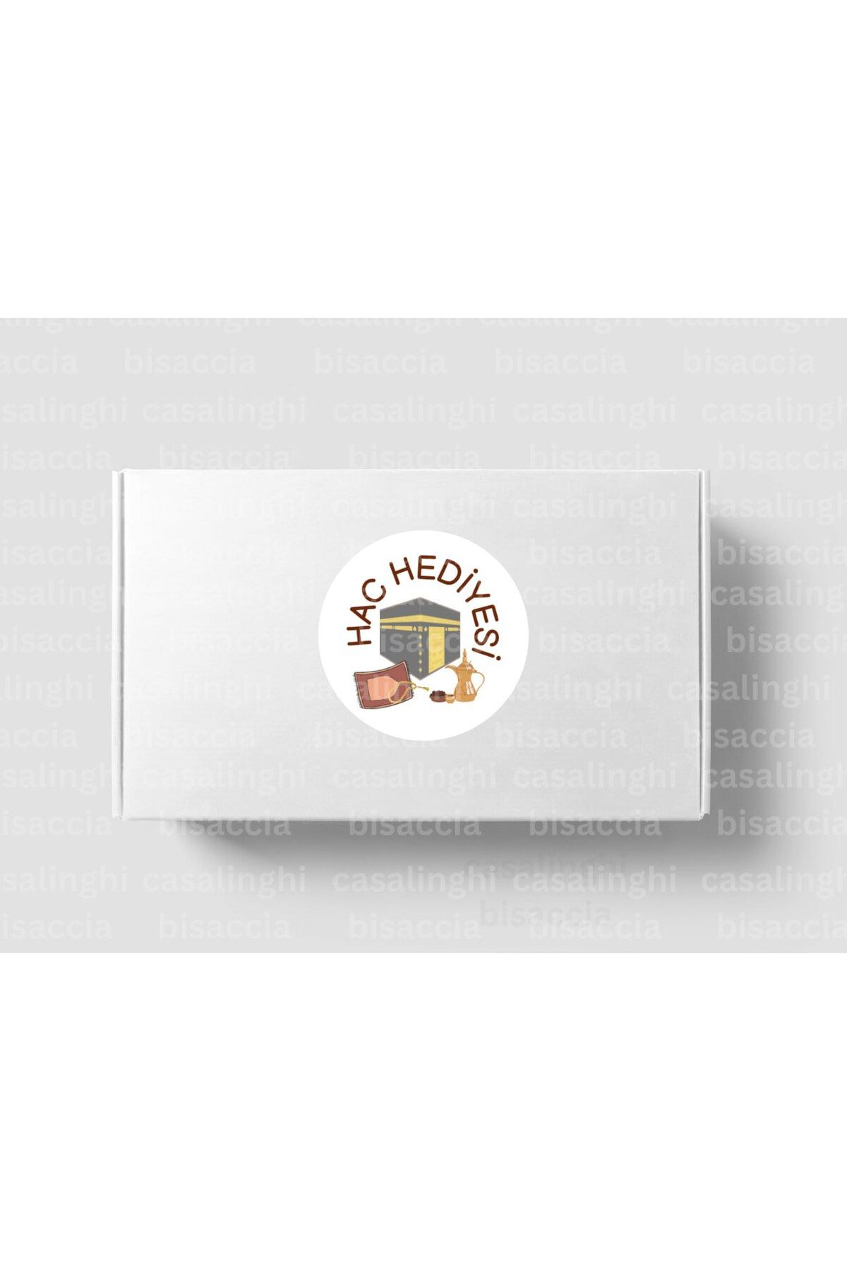 CASALINGHI Hac Hediyesi Etiketi Allah Kabul Etsin Yuvarlak Mat Sticker Zamzam Hajj Umrah 4 Cm (90 Adet)