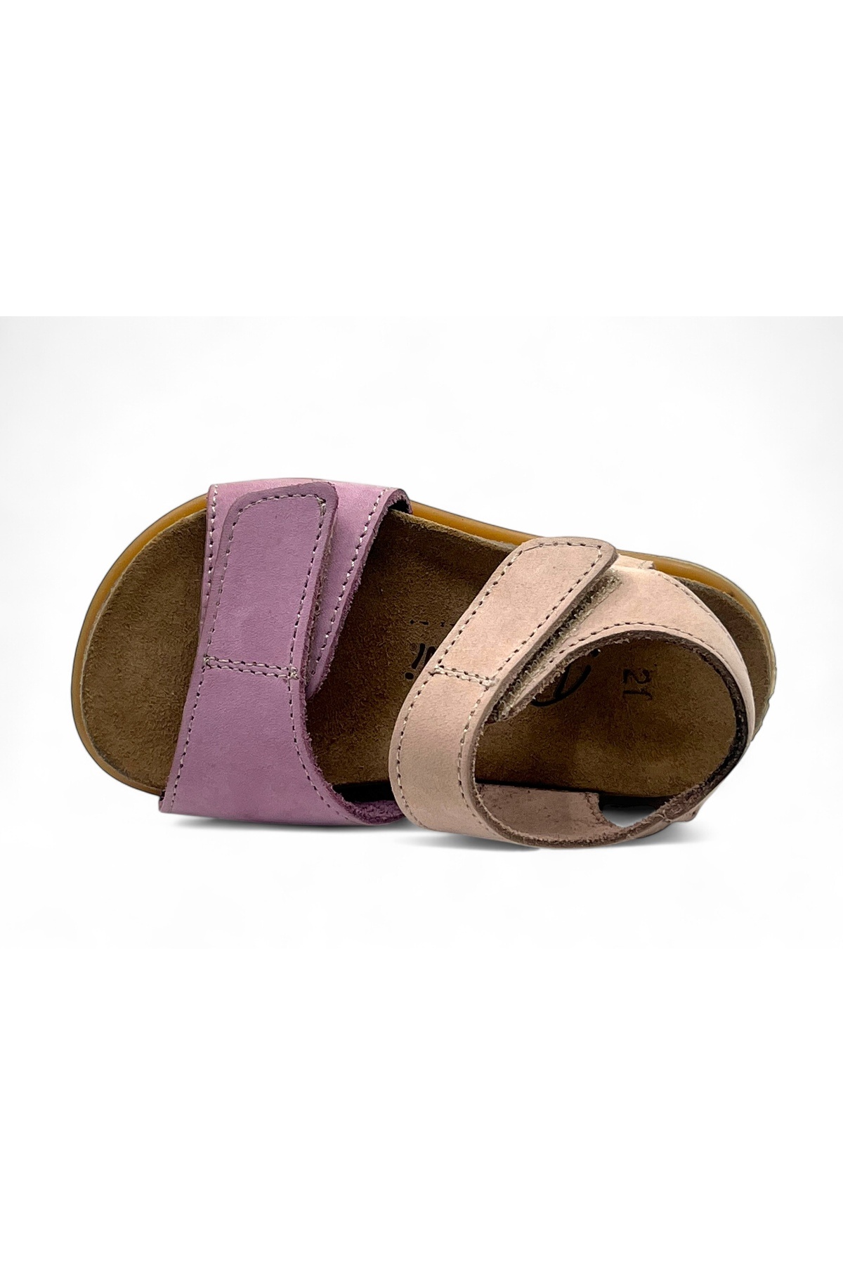 Piarmoni-Genuine Leather Anatomical Cork Sole Children's Sandals 6