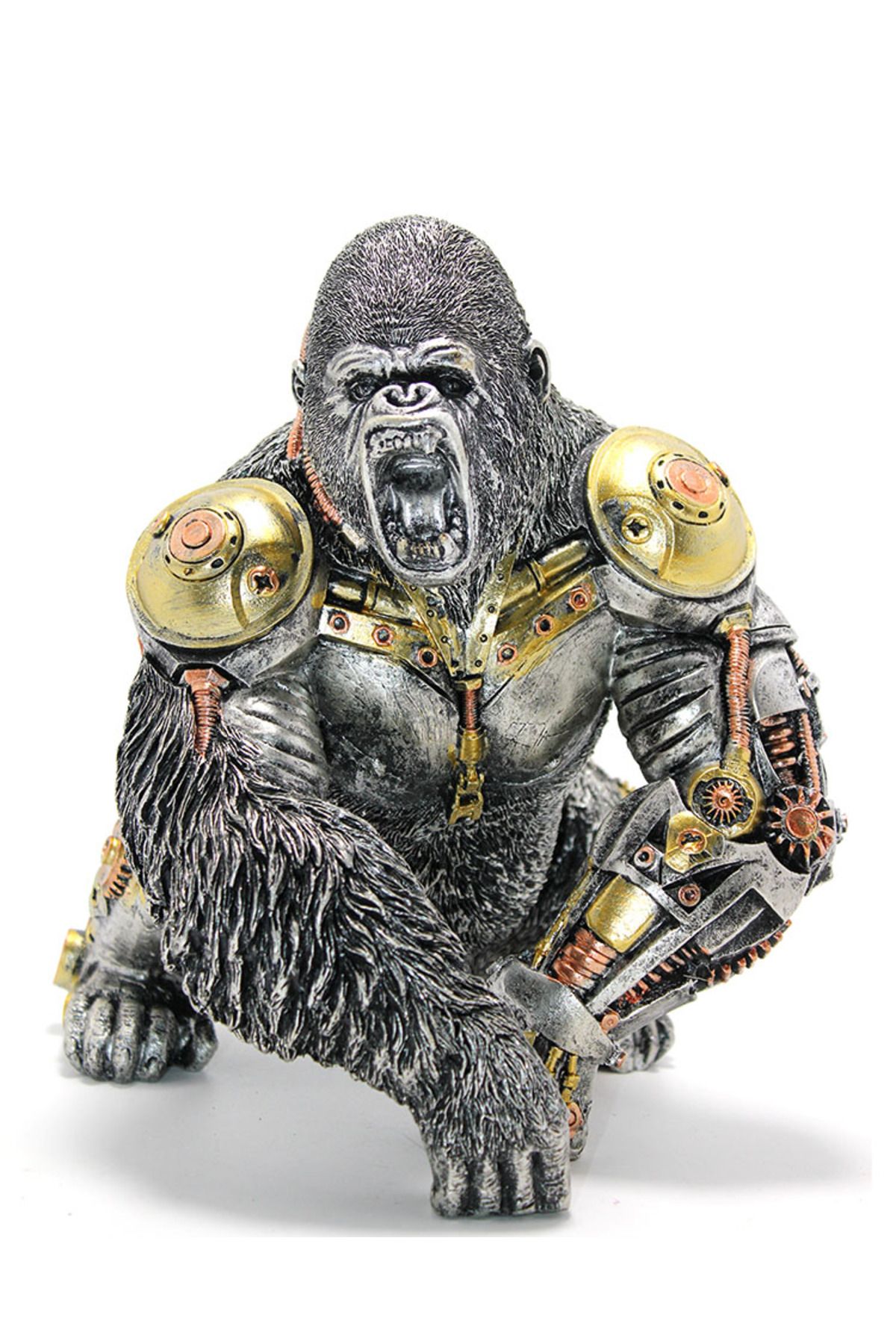 KfksStore Steampunk Polyester King Kong Figürü