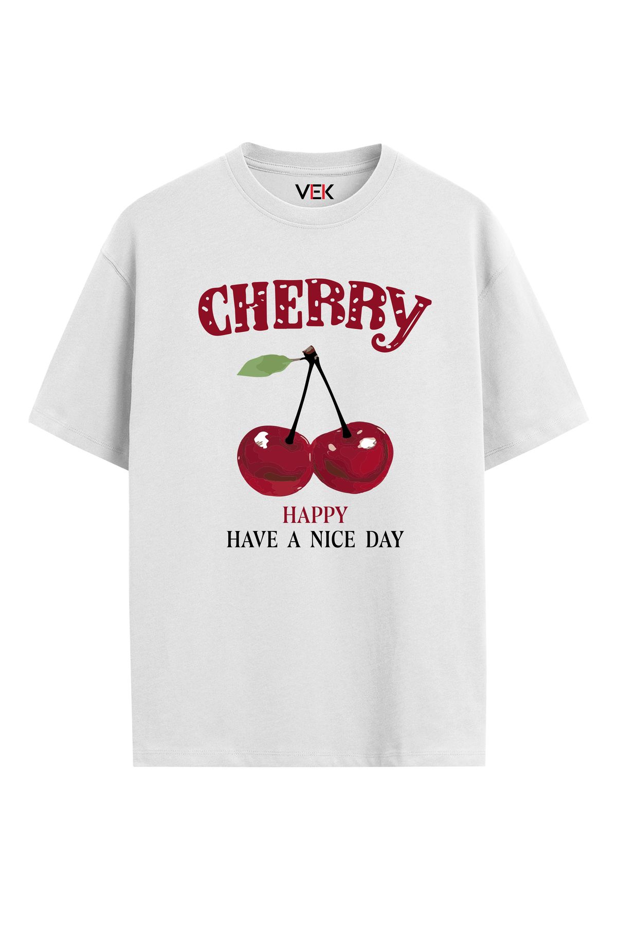 VEK Oversize T-Shirt Cherry