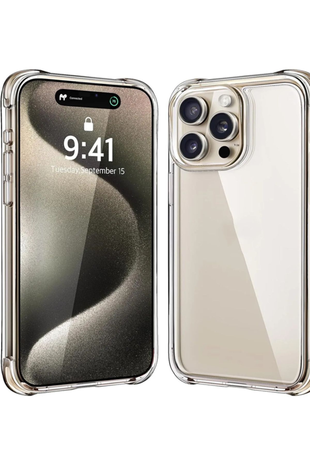 Di Aksesuar Köşe Korumalı Antishock Airbag iPhone 15 Pro Max