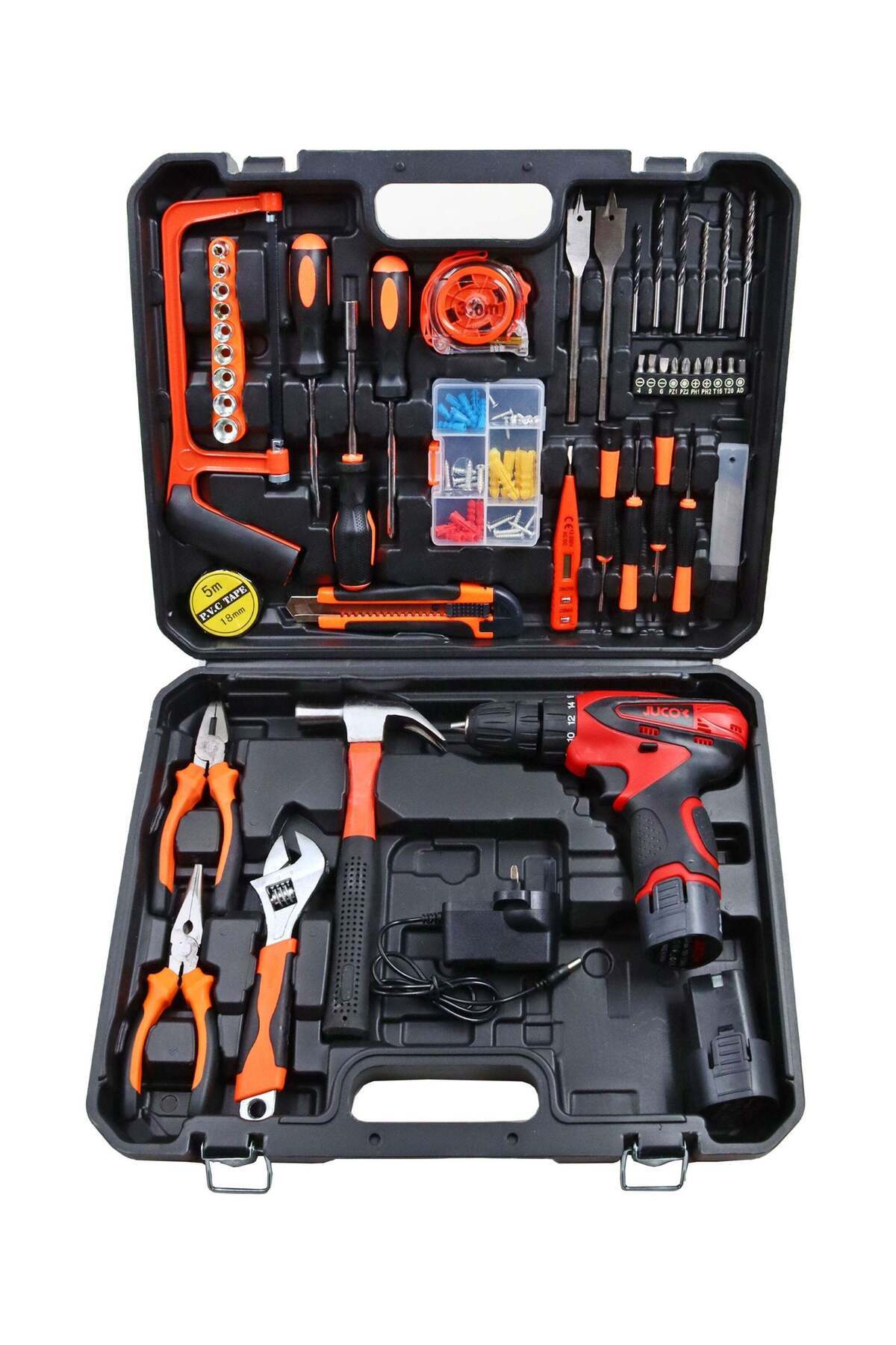 JuCo-Goku battery drill with 12-volt tool and bag 1