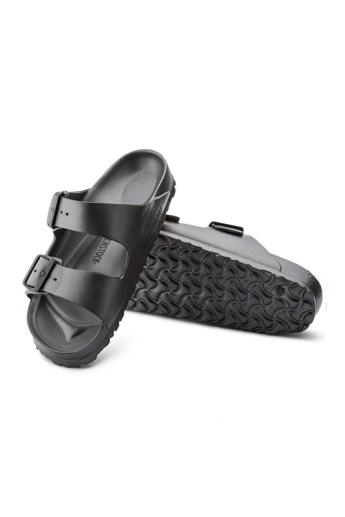 Birkenstock-أريزونا إيفا معدني أنثراسايت النعال 2