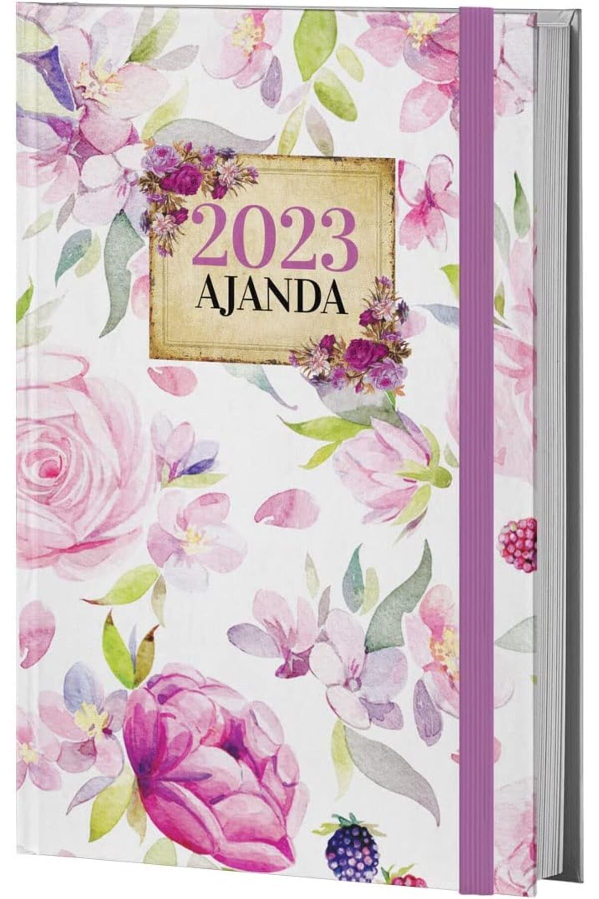 STOREMAX srhtDS Kitabevi Mor Kelebek Eflatun Düşler 2023 Ajanda, 128 Sayfa, Ciltli, 13.5x21cm Sersa Desing