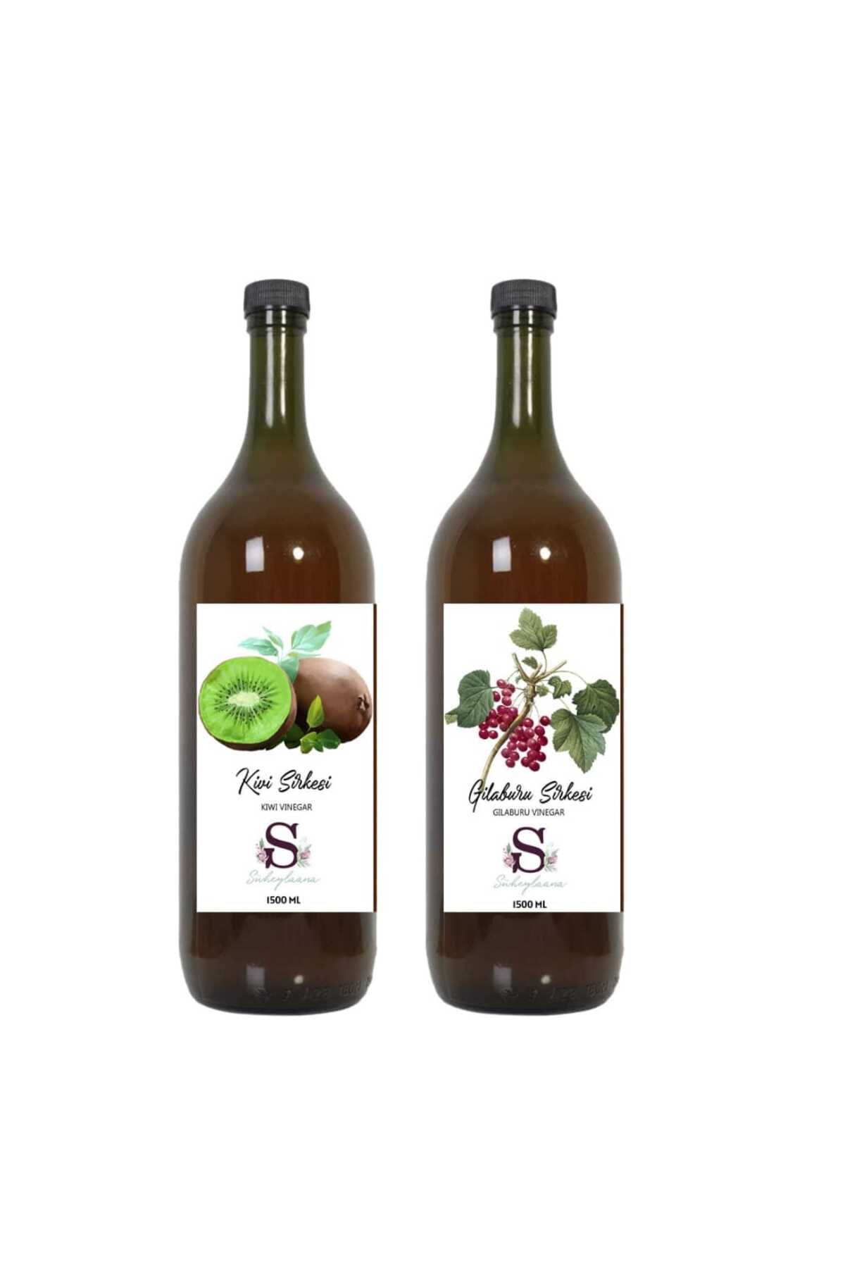 Süheylaana Doğal Kivi Sirkesi 1500 Ml - Doğal Gilaburu Sirkesi 1500 Ml