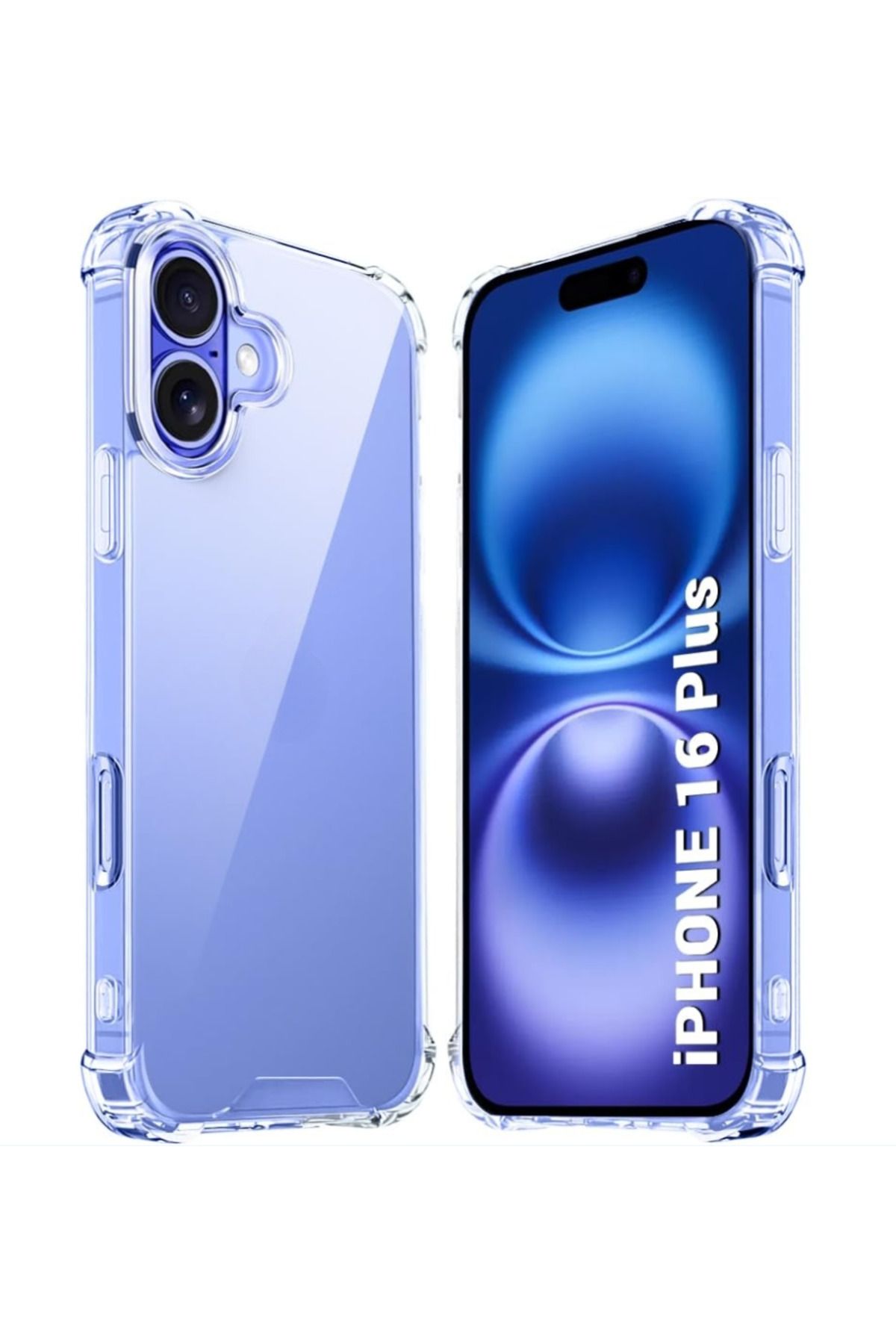 Di Aksesuar Köşe Korumalı Antishock Airbag iPhone 16 Plus