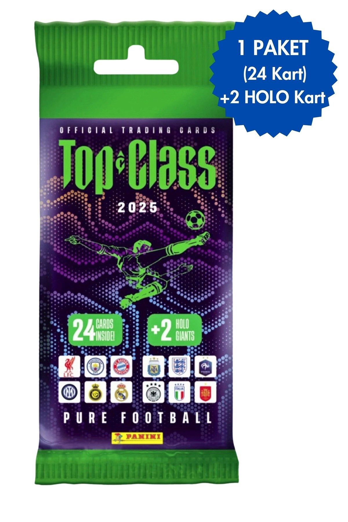 Toyika Panini Top Class Fat Pack 2025 24 Kart + 2 Holo Kart