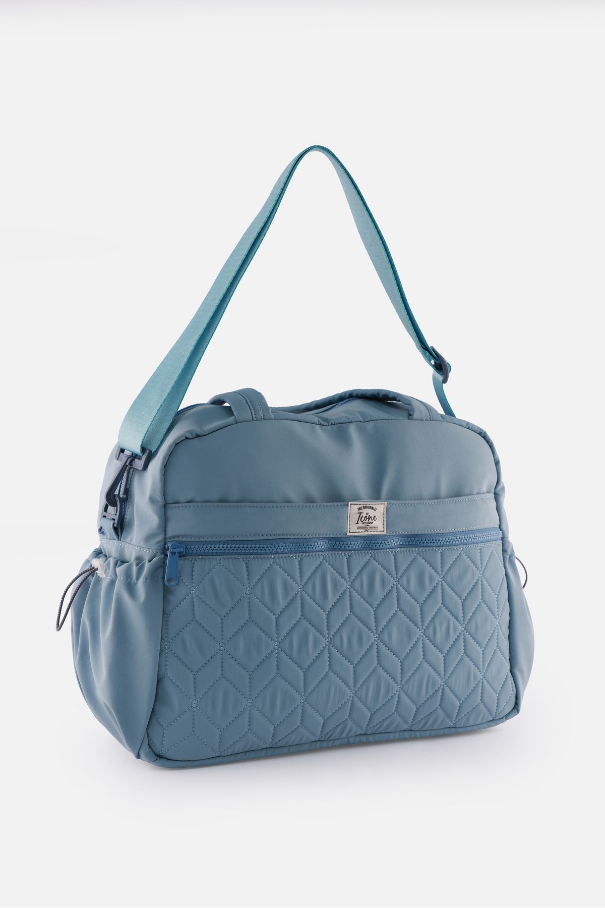 ICONE BAG-Sports Bag with Multiple Pockets, Water Bottle & Bottle Compartment, Quilted Detail, Can Be Attached to a Suitcase 4