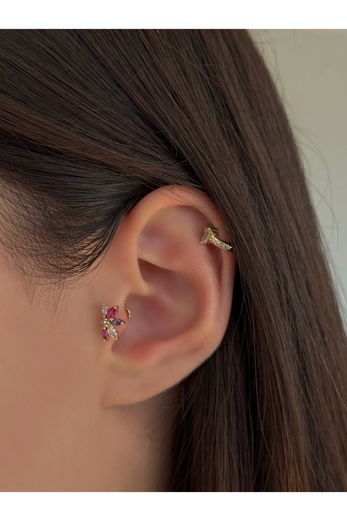 H&B Design Cerrahi Çelik Gold Renkli Piercing