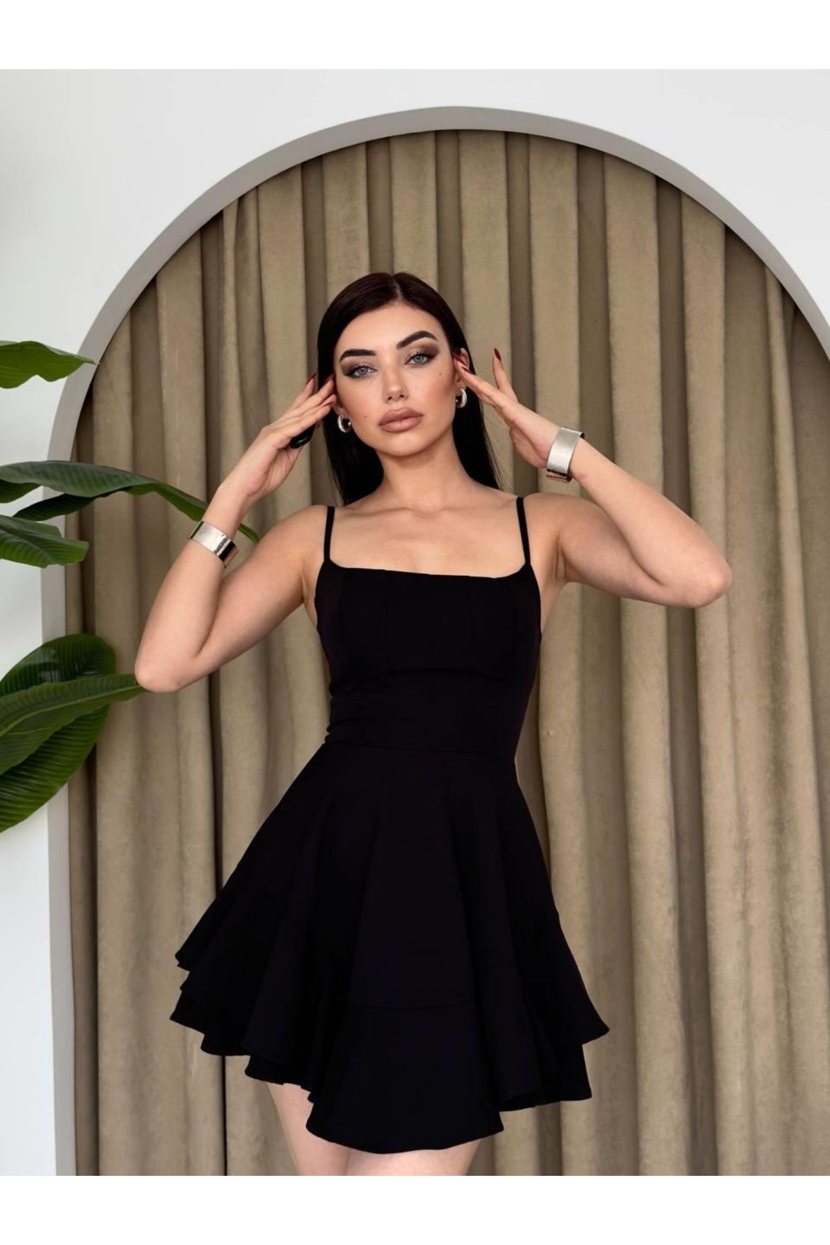 royq Common İp Askılı Elbise