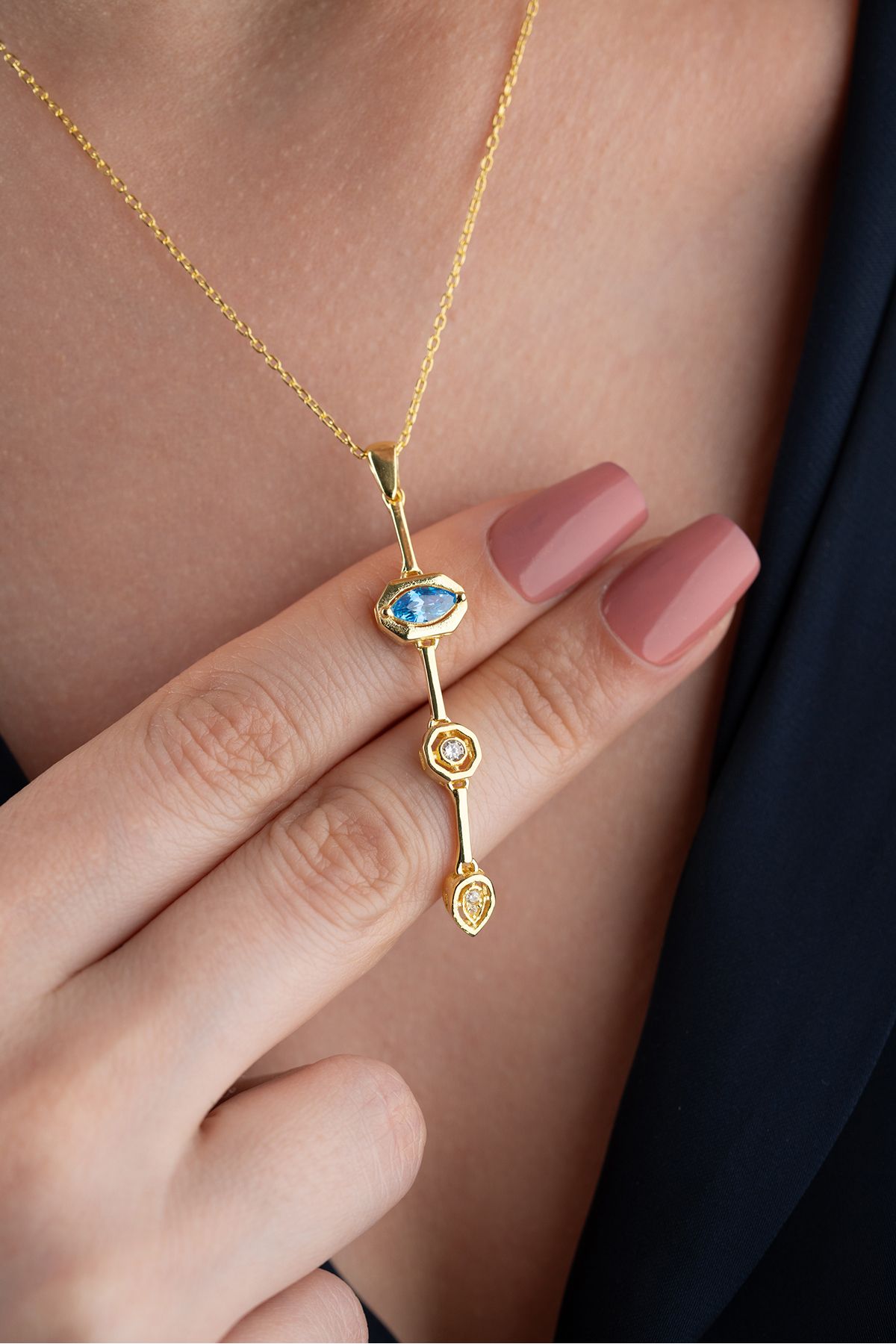 Silvano Jewelry 925 Ayar Gümüş Serenay Kolye
