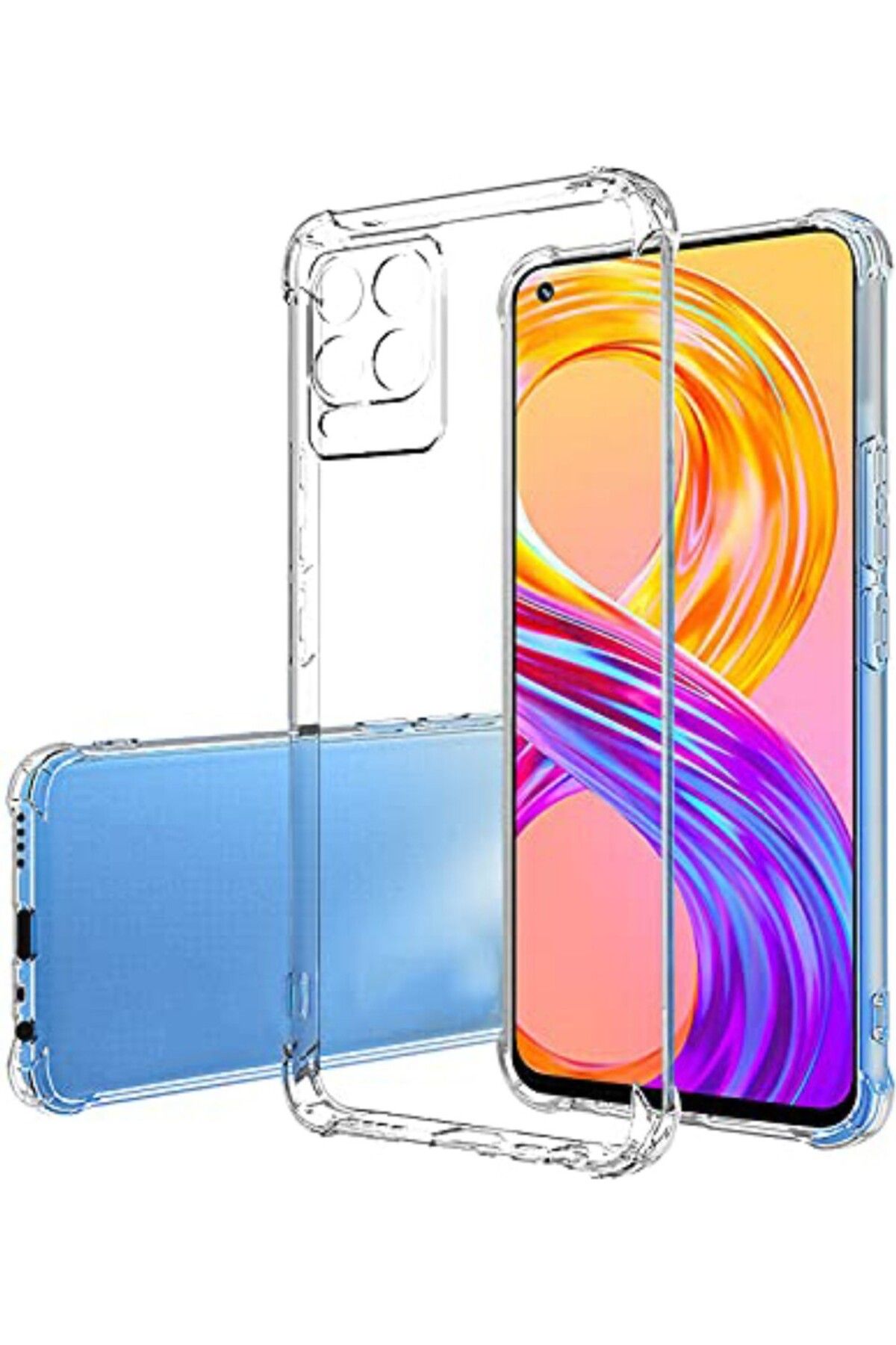 Di Aksesuar Köşe Korumalı Antishock Airbag Realme 8