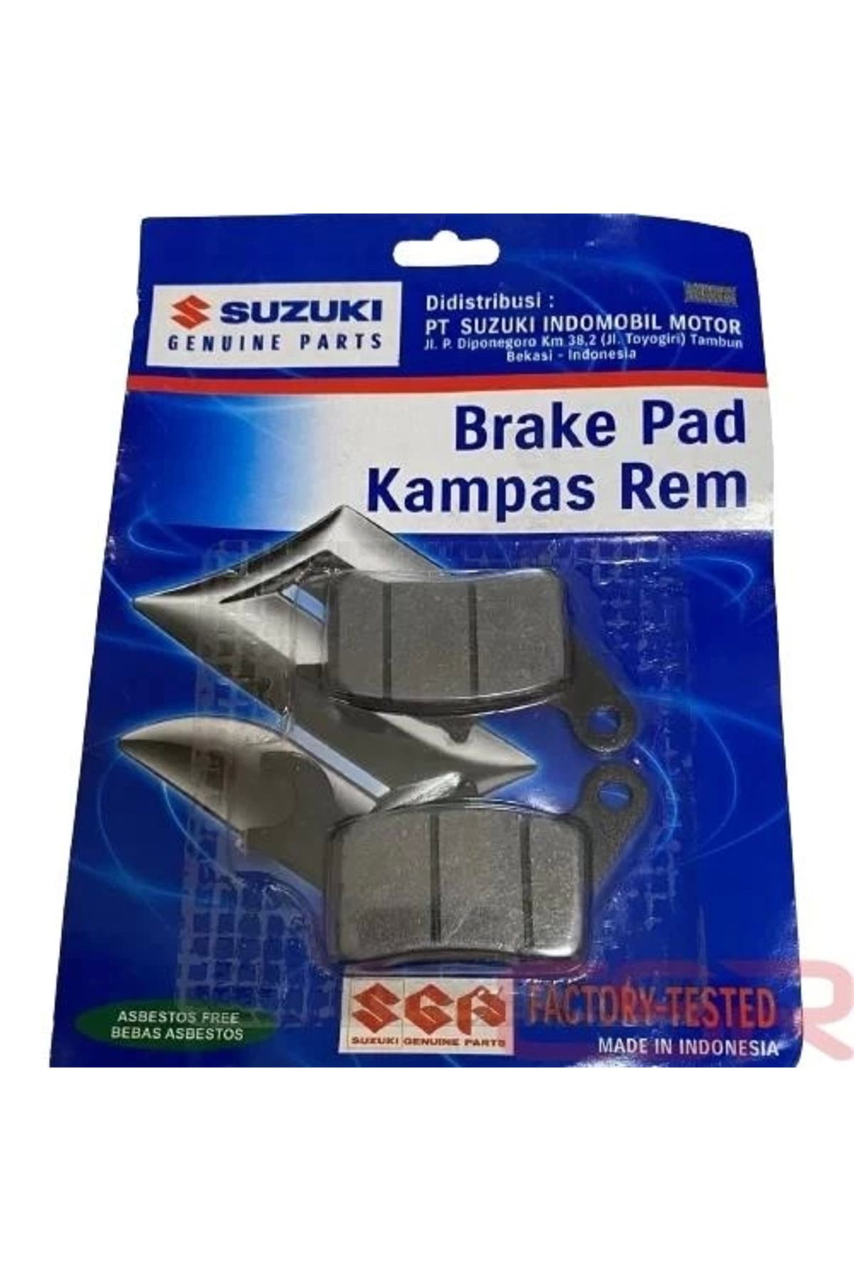 Suzuki Address 110 Fren Balatası Vakumlu Orijinal
