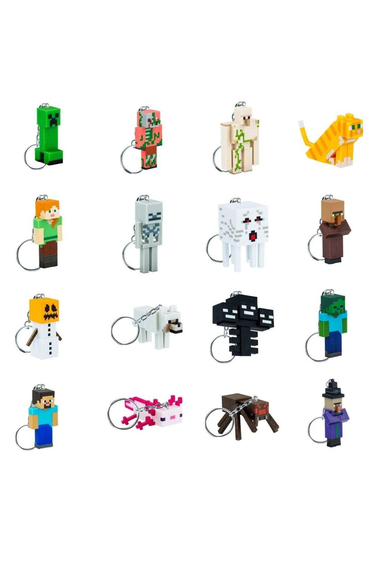 NECO TOYS Minecraft 3D Figür Anahtarlık Asorti