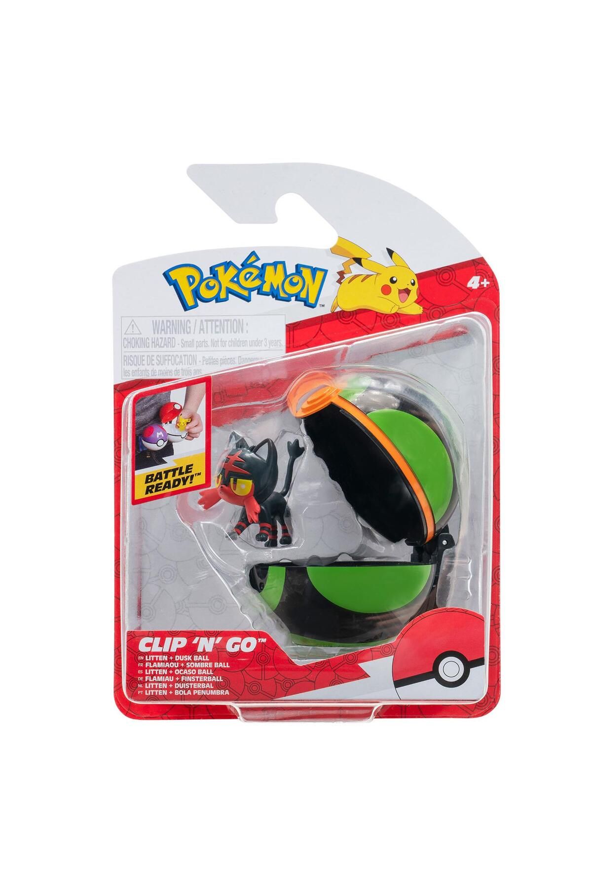 NECO TOYS Pokemon Clip 'N' Go Seri 16 - Litten PKW3147